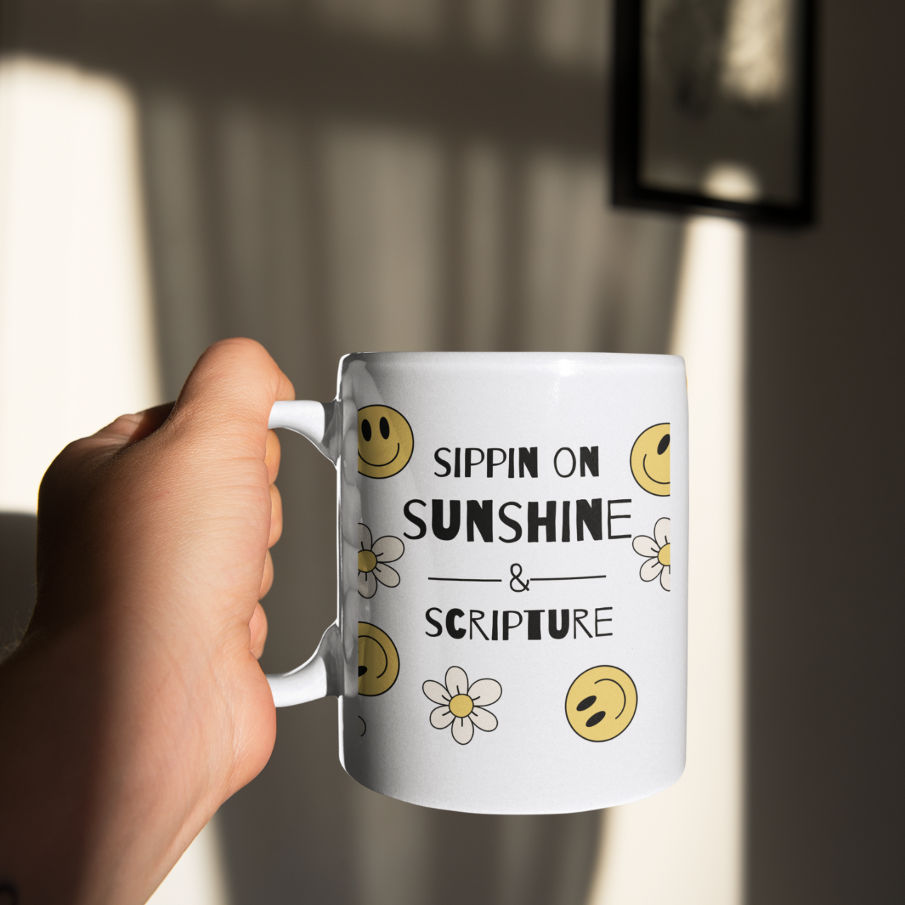 Sippin on Sunshine and Scripture Coffee Mug product thumbnail image Sippin on Sunshine and Scripture Coffee Mug product thumbnail image