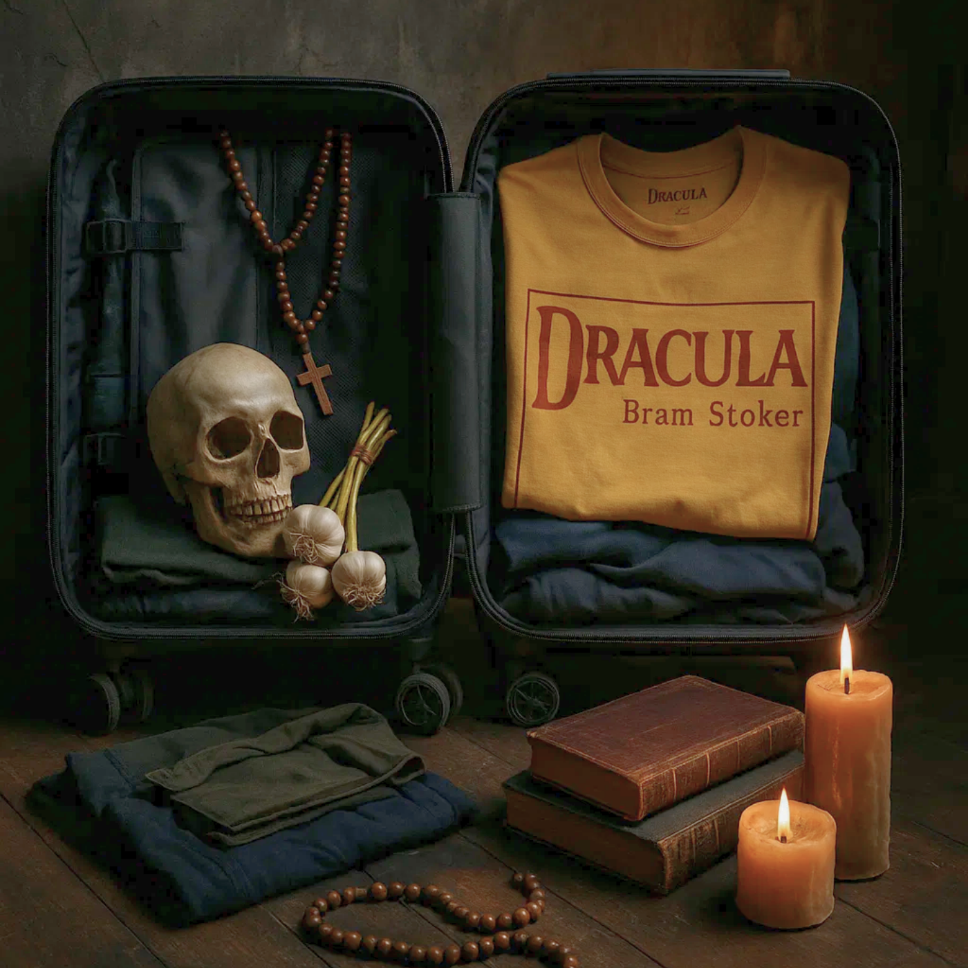 Dracula 1897 Suitcase – First Edition Cover + Augmented Reality product thumbnail image Dracula 1897 Suitcase – First Edition Cover + Augmented Reality product thumbnail image