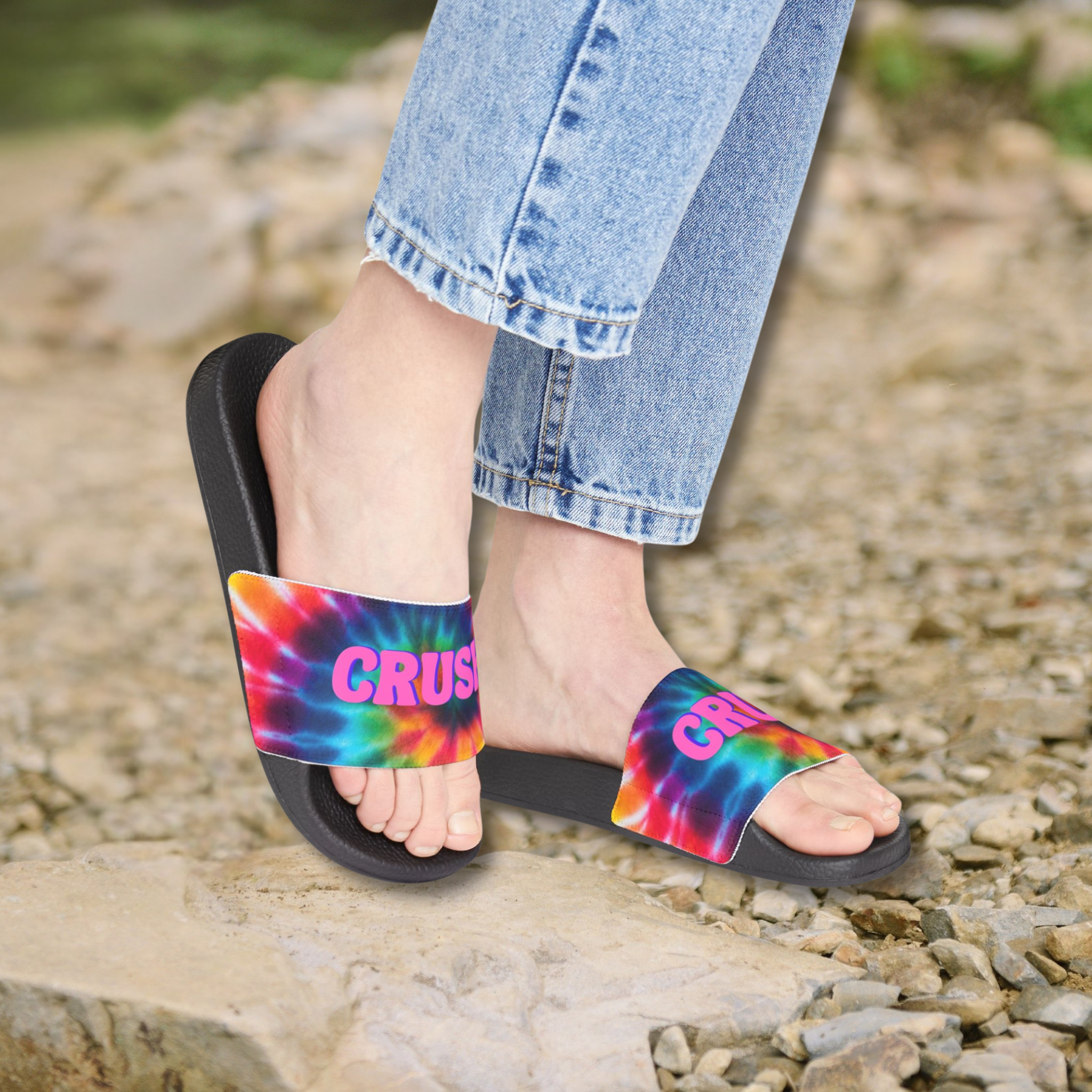 DMB Tie Dye Crush Sandals - Perfect for The Gorge Showers!