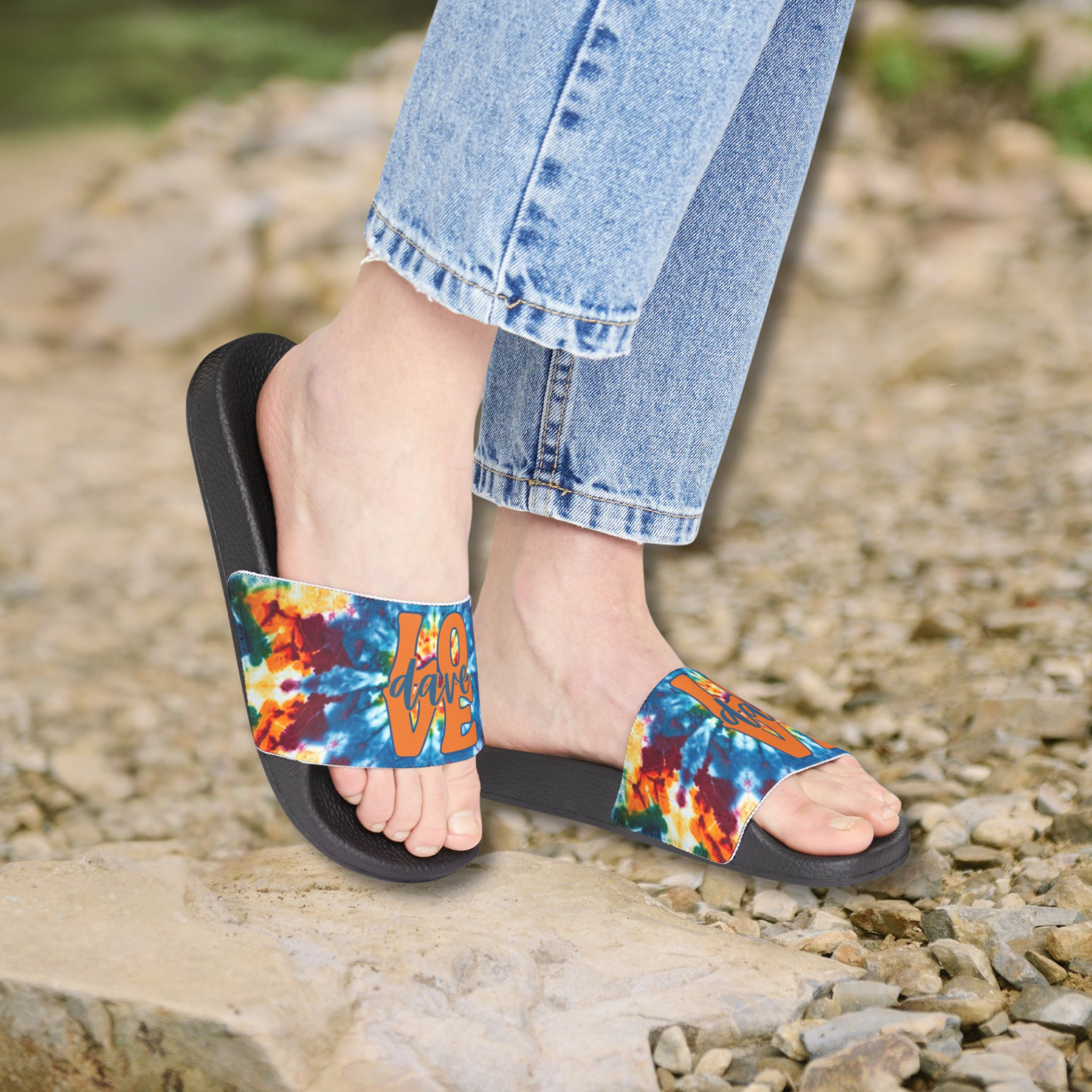 DMB Love Dave Tie Dye Sandals - Perfect for The Gorge Showers!