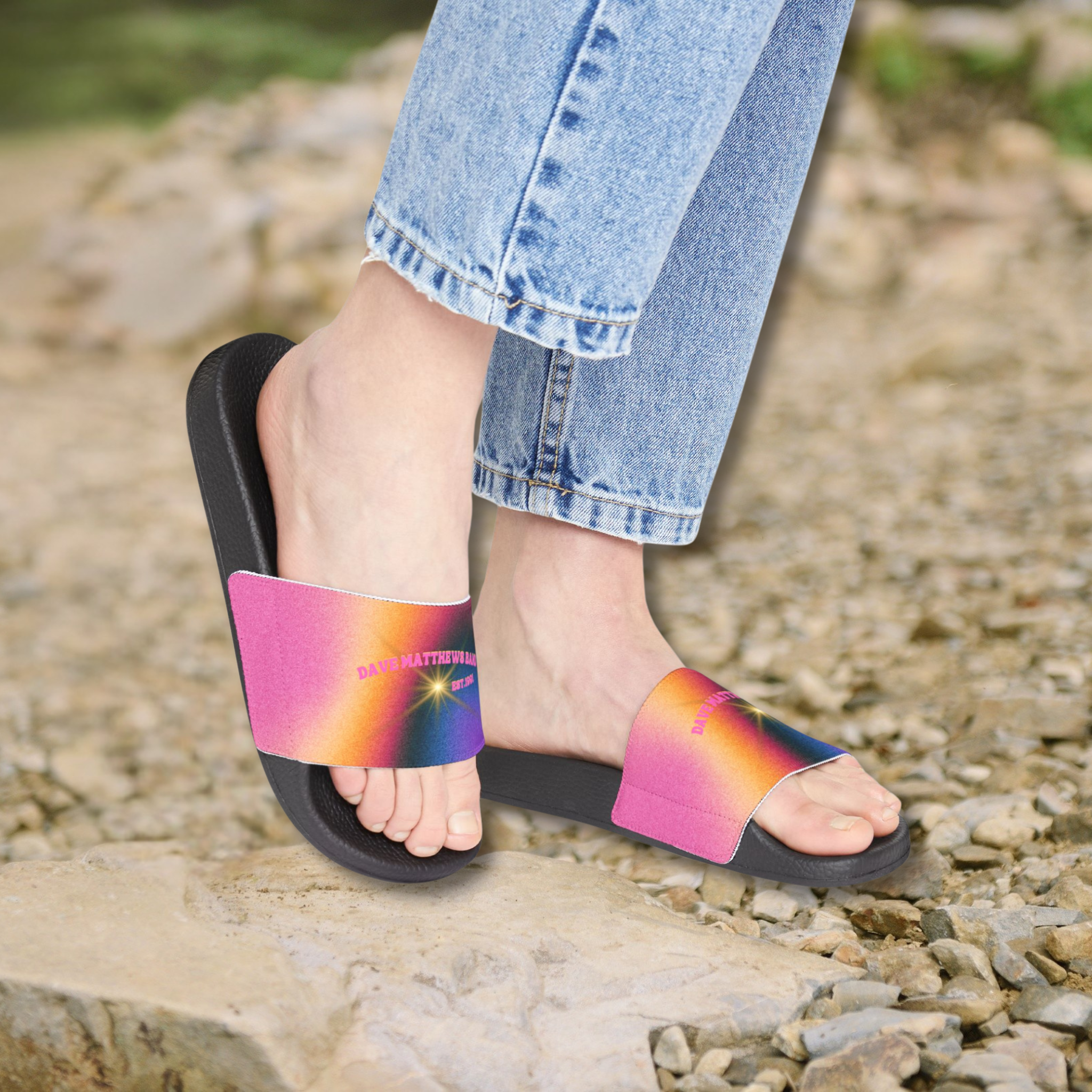 Dave Matthews Band Established 1991 Psychedelic Sandals - Perfect For The Gorge Showers!