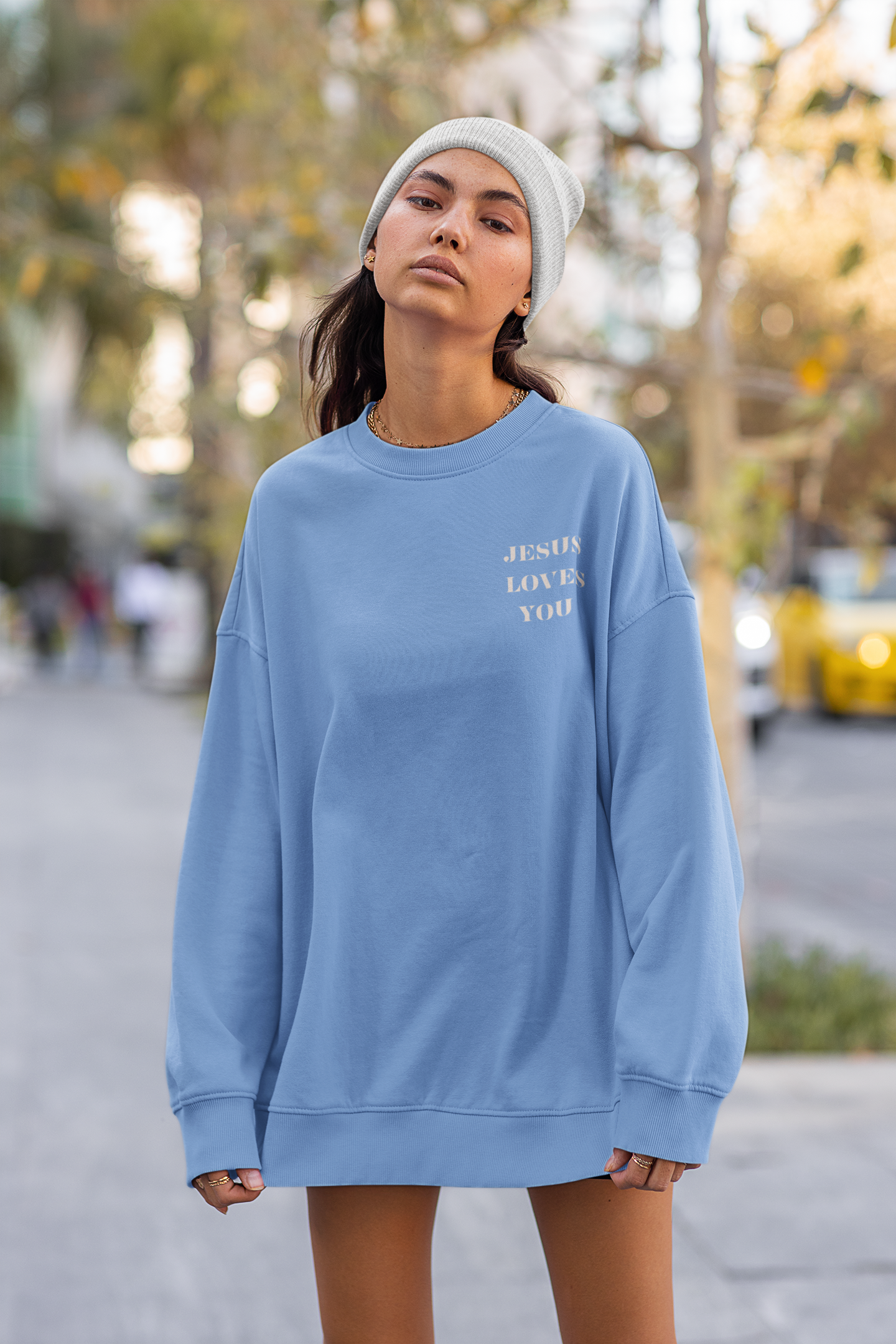 Jesus Loves You Sweatshirt product thumbnail image Jesus Loves You Sweatshirt product thumbnail image