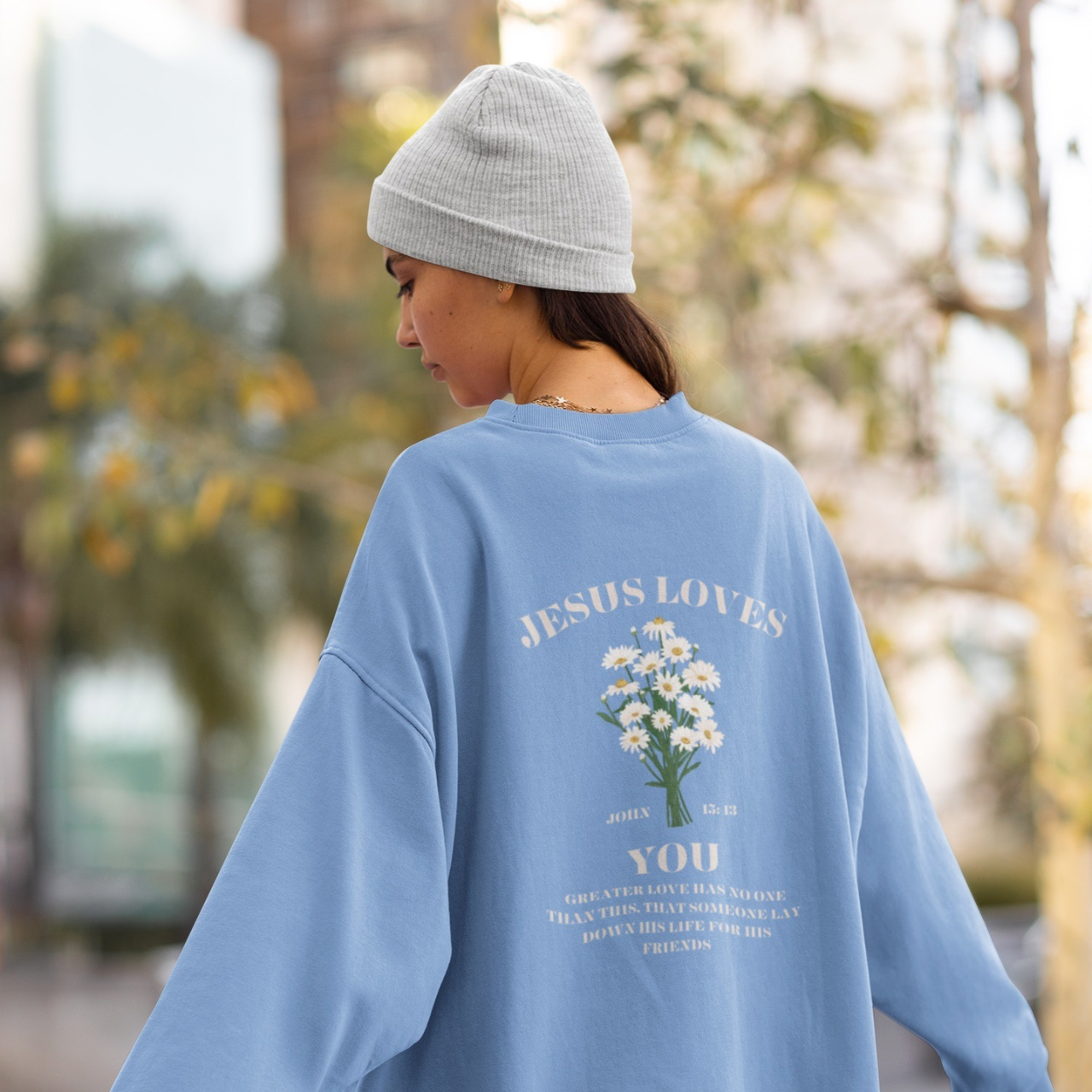 Jesus Loves You Sweatshirt product thumbnail image