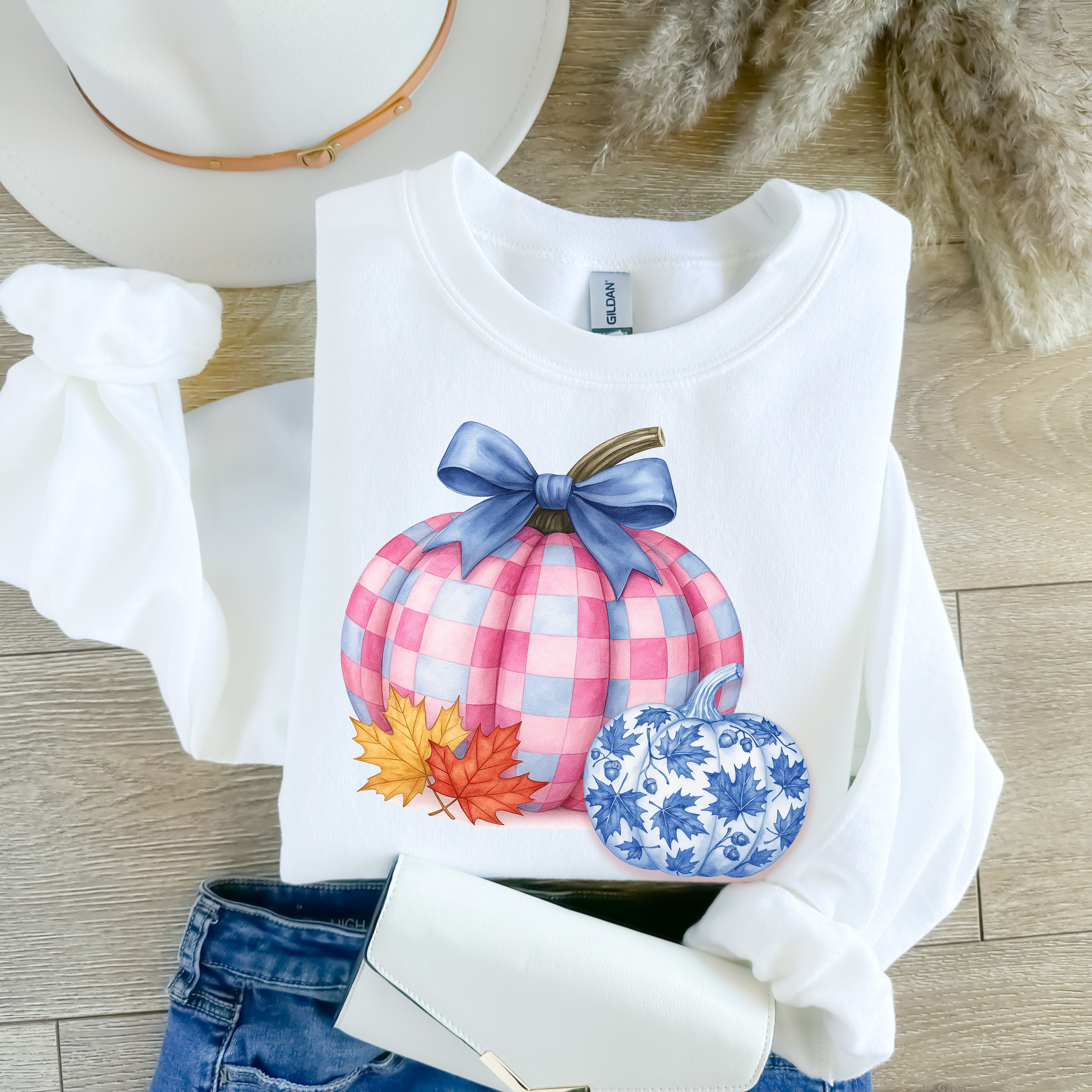 Fall Pumpkin Sweatshirt Cozy Autumn Crewneck, Pumpkin Spice & Thanksgiving Sweater, Cozy Season Sweatshirt, Halloween Fall Gift product thumbnail image Fall Pumpkin Sweatshirt Cozy Autumn Crewneck, Pumpkin Spice & Thanksgiving Sweater, Cozy Season Sweatshirt, Halloween Fall Gift product thumbnail image