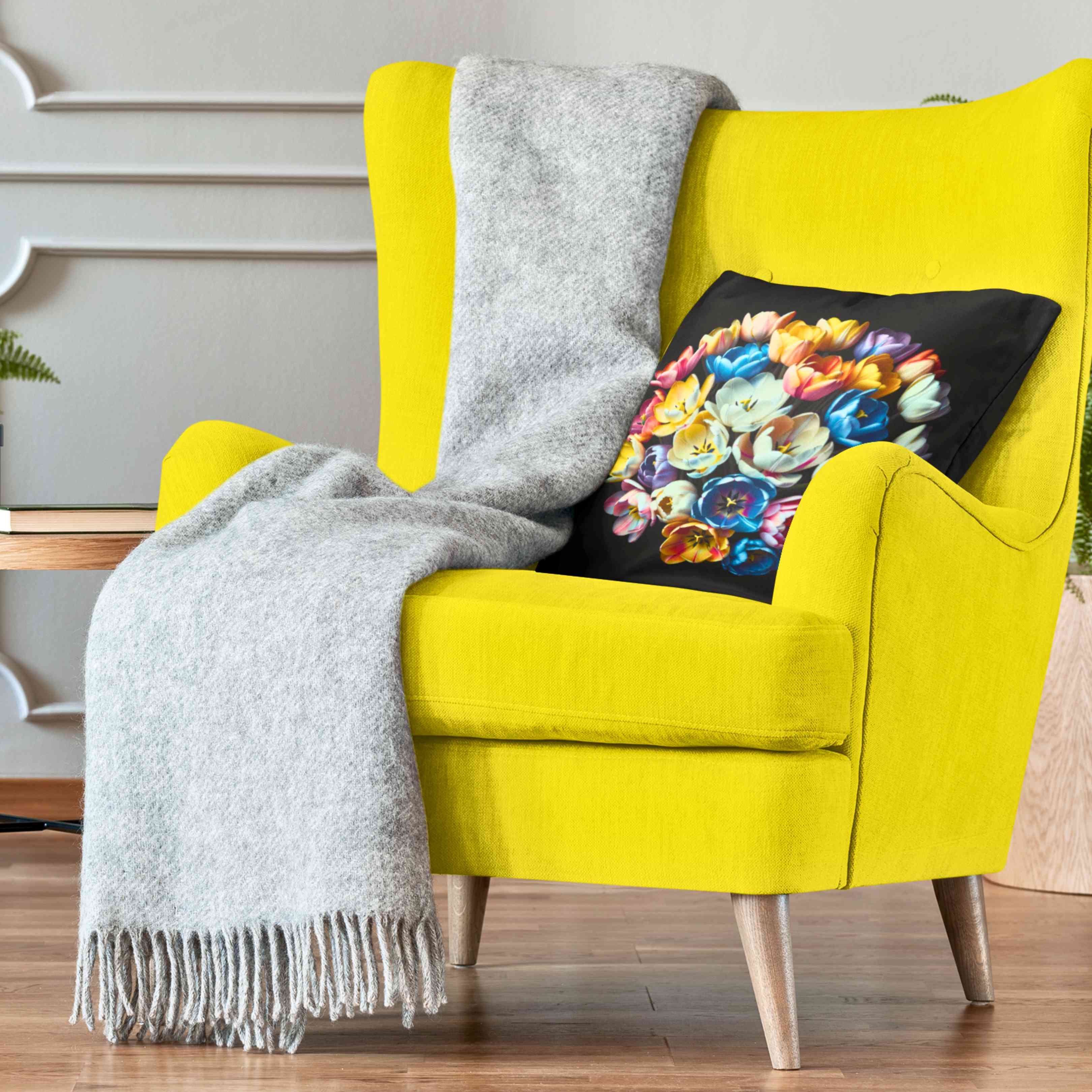 Floral Dream Pillowcase - Decorative Cushion Cover, Flower Print Decor, Cozy Home Accent, Gift for Friends, Spring Decor product thumbnail image