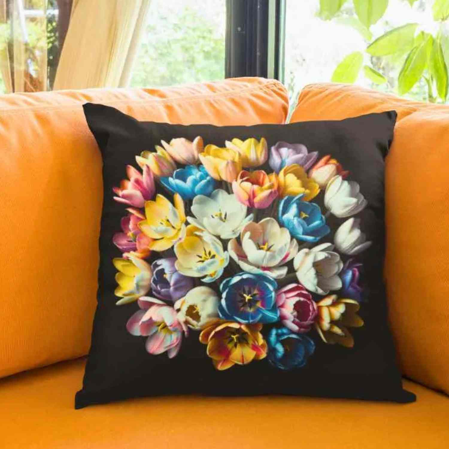 Floral Dream Pillowcase - Decorative Cushion Cover, Flower Print Decor, Cozy Home Accent, Gift for Friends, Spring Decor product thumbnail image