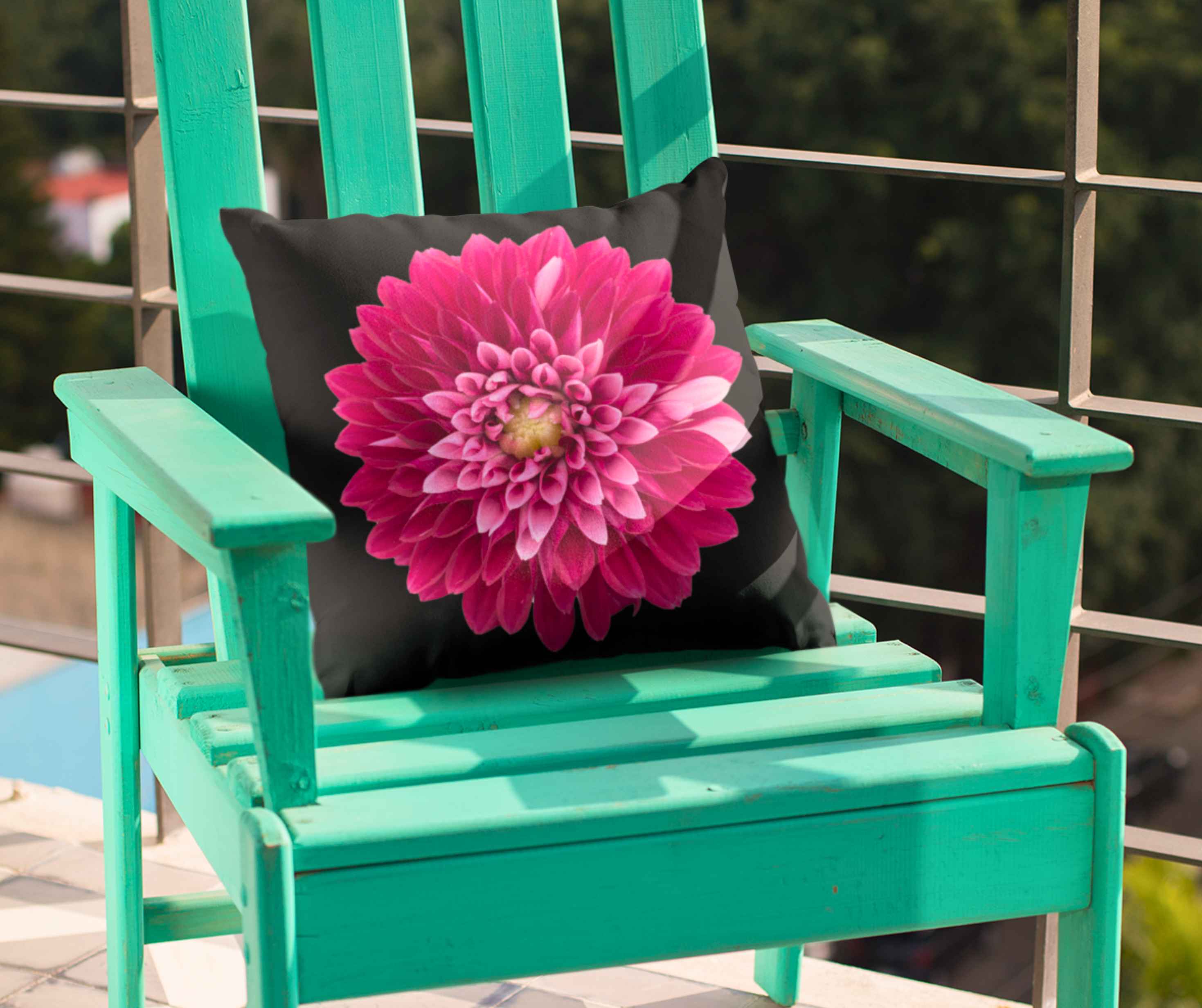 Meet Labella Dahlia. Vibrant Floral Pillowcase, Home Decor, Flower Cushion Cover, Couch Pillow, Gift for Flower Lovers, Decorative product thumbnail image