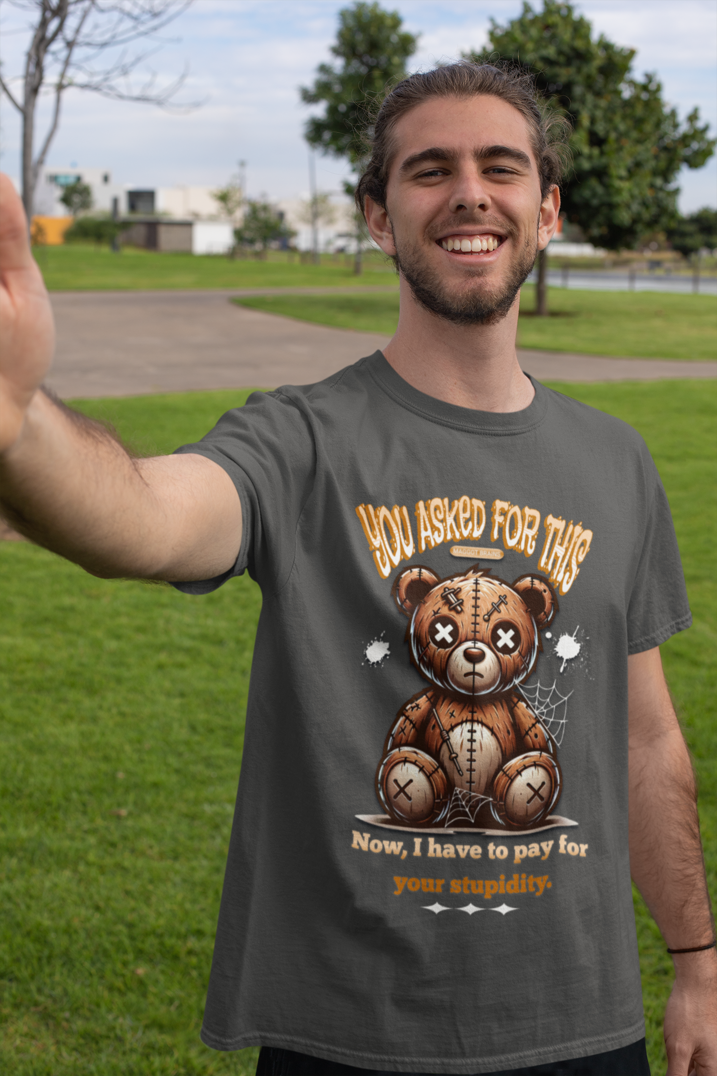You Asked for This T-Shirt, Unisex Jersey Short Sleeve Tee, No Kings Protest T-Shirt, Voting Matters Shirt, Play Stupid Games Win Stupid Prizes Tee product thumbnail image