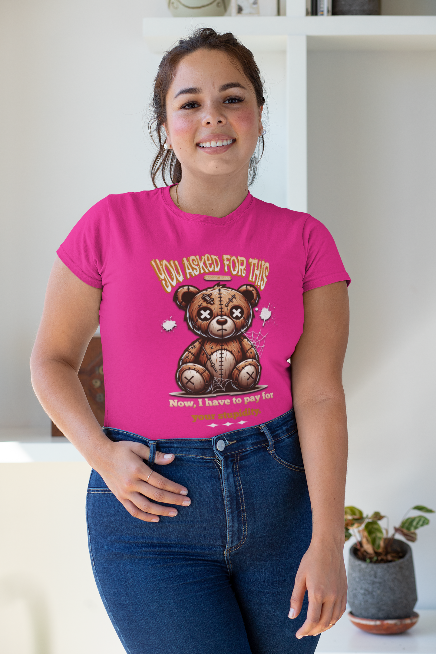 You Asked for This T-Shirt, Unisex Jersey Short Sleeve Tee, No Kings Protest T-Shirt, Voting Matters Shirt, Play Stupid Games Win Stupid Prizes Tee product thumbnail image