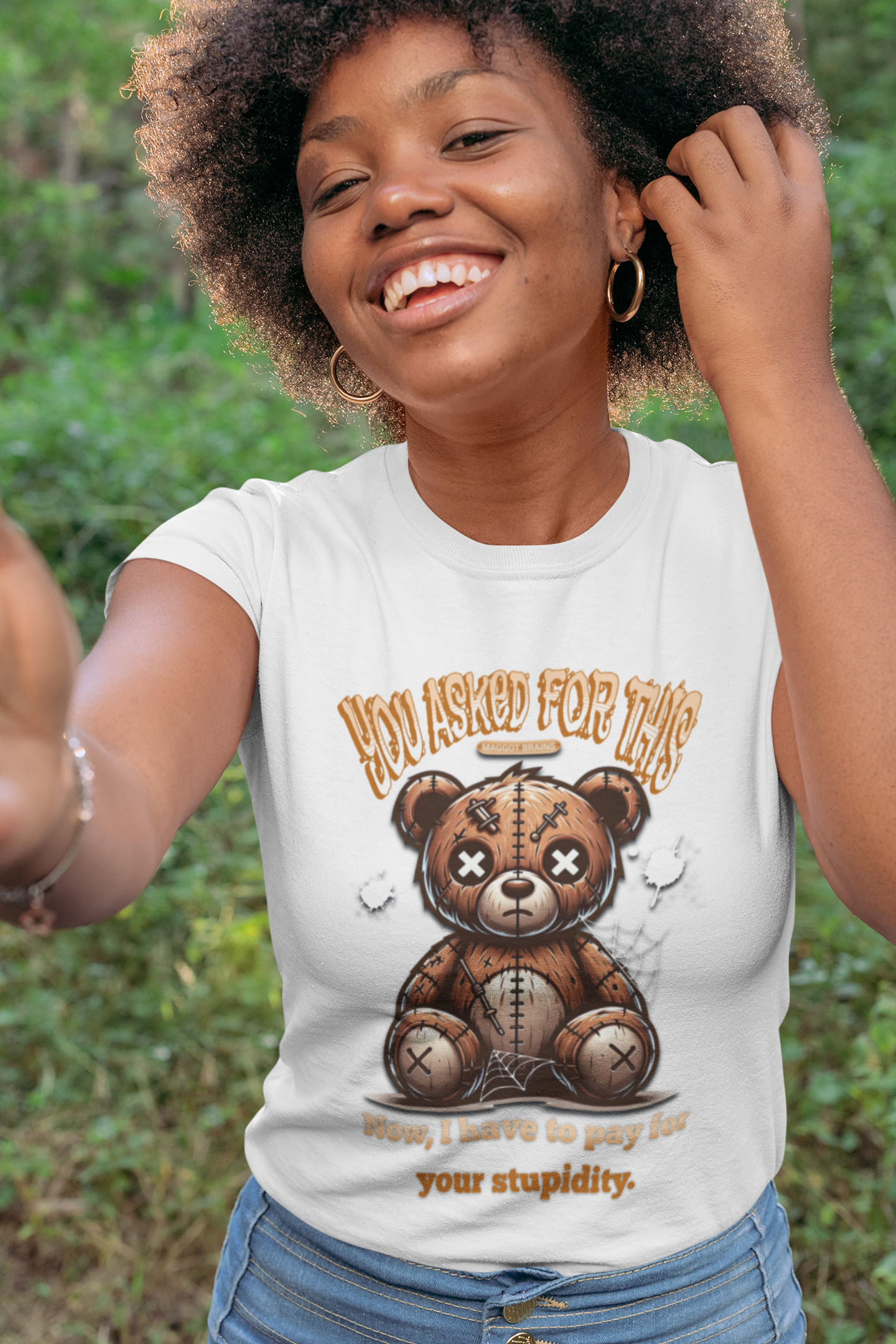 You Asked for This T-Shirt, Unisex Jersey Short Sleeve Tee, No Kings Protest T-Shirt, Voting Matters Shirt, Play Stupid Games Win Stupid Prizes Tee product thumbnail image
