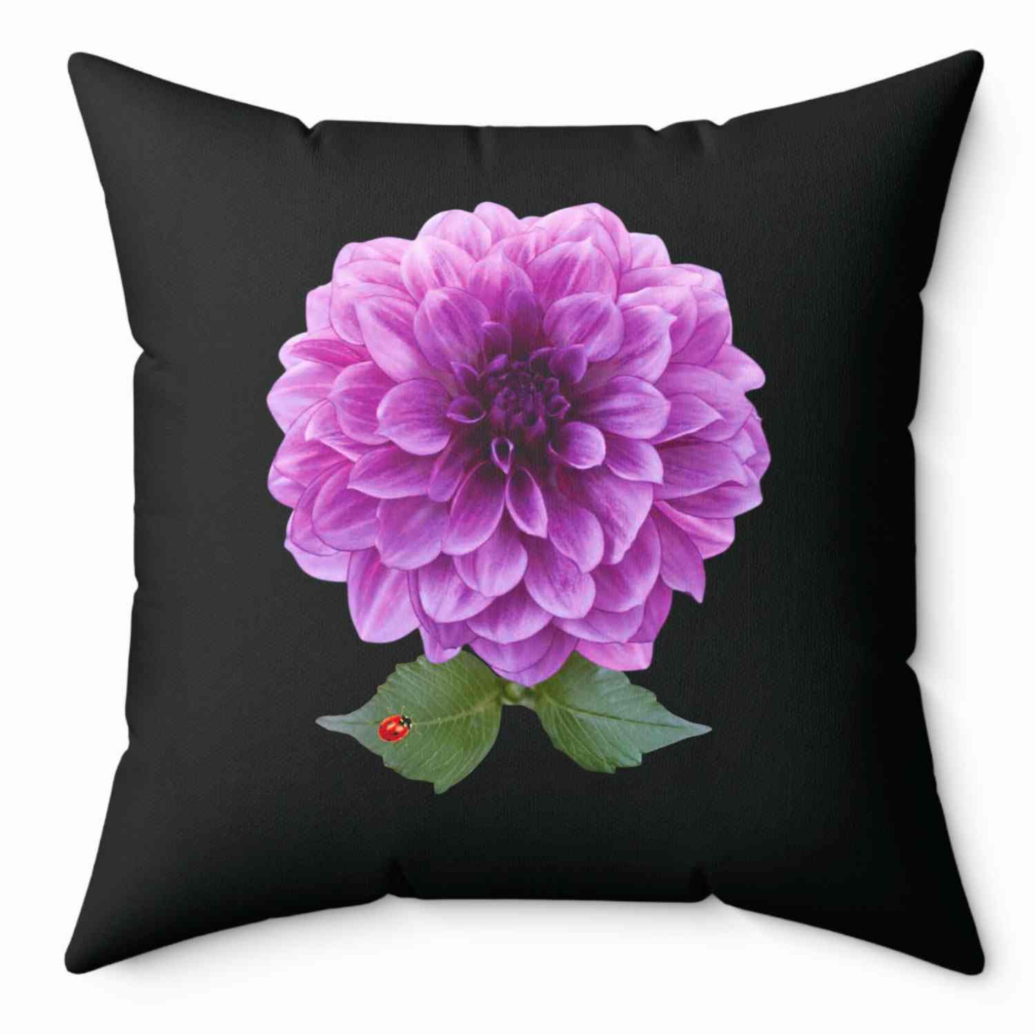 Elegant Floral Dahlia Pillowcase, Home Decor, Cushions, Gifts for Her, Modern Accent, Decorative Cushion Covers product thumbnail image