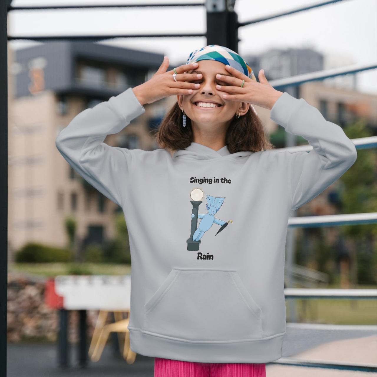Singing in the Rain Youth Heavy Blend Hooded Sweatshirt product thumbnail image