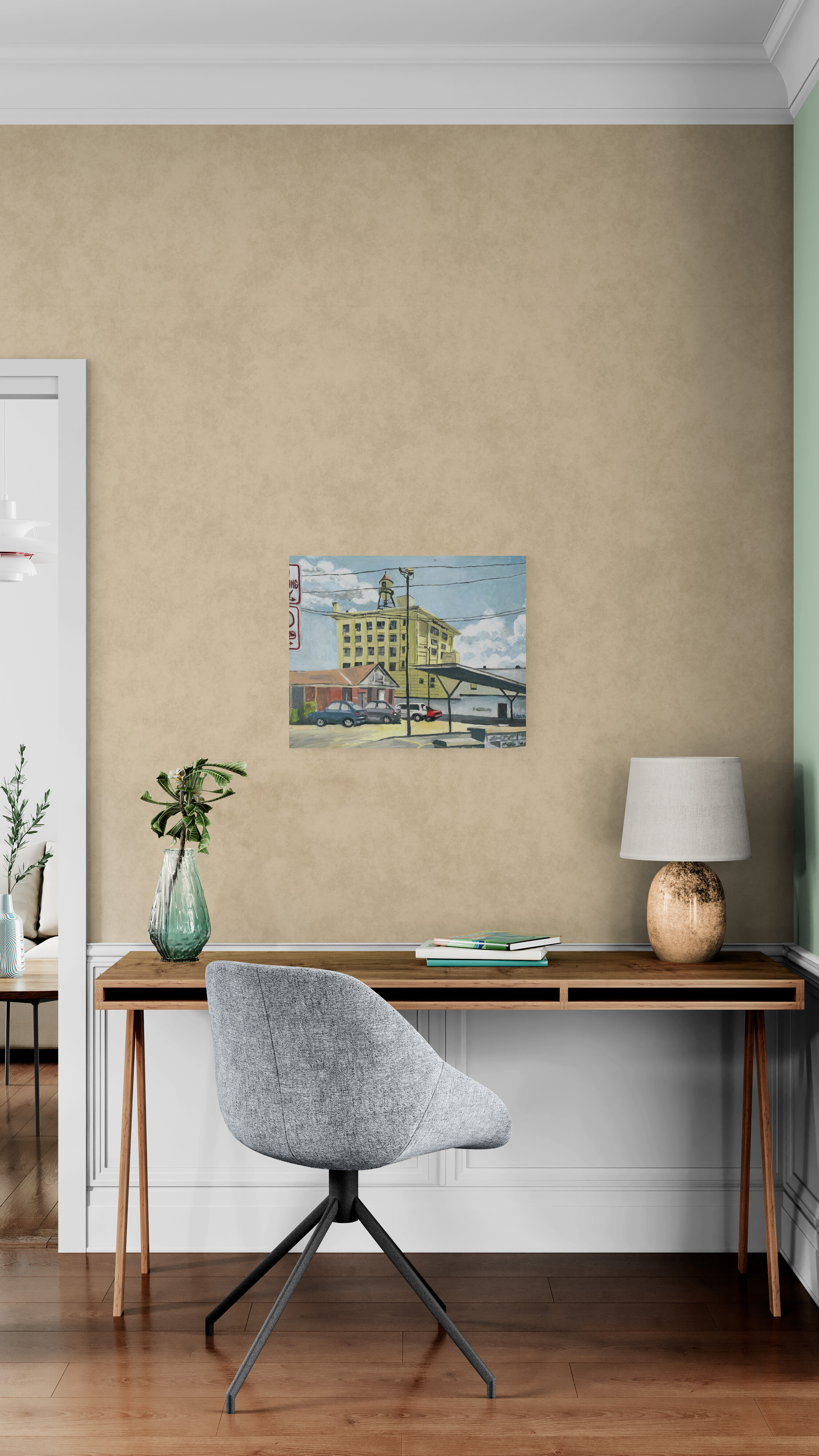 Print of original oil on canvas. [ 16 x 12 or 12x9]  Matte Canvas, Stretched, 1.25" product thumbnail image