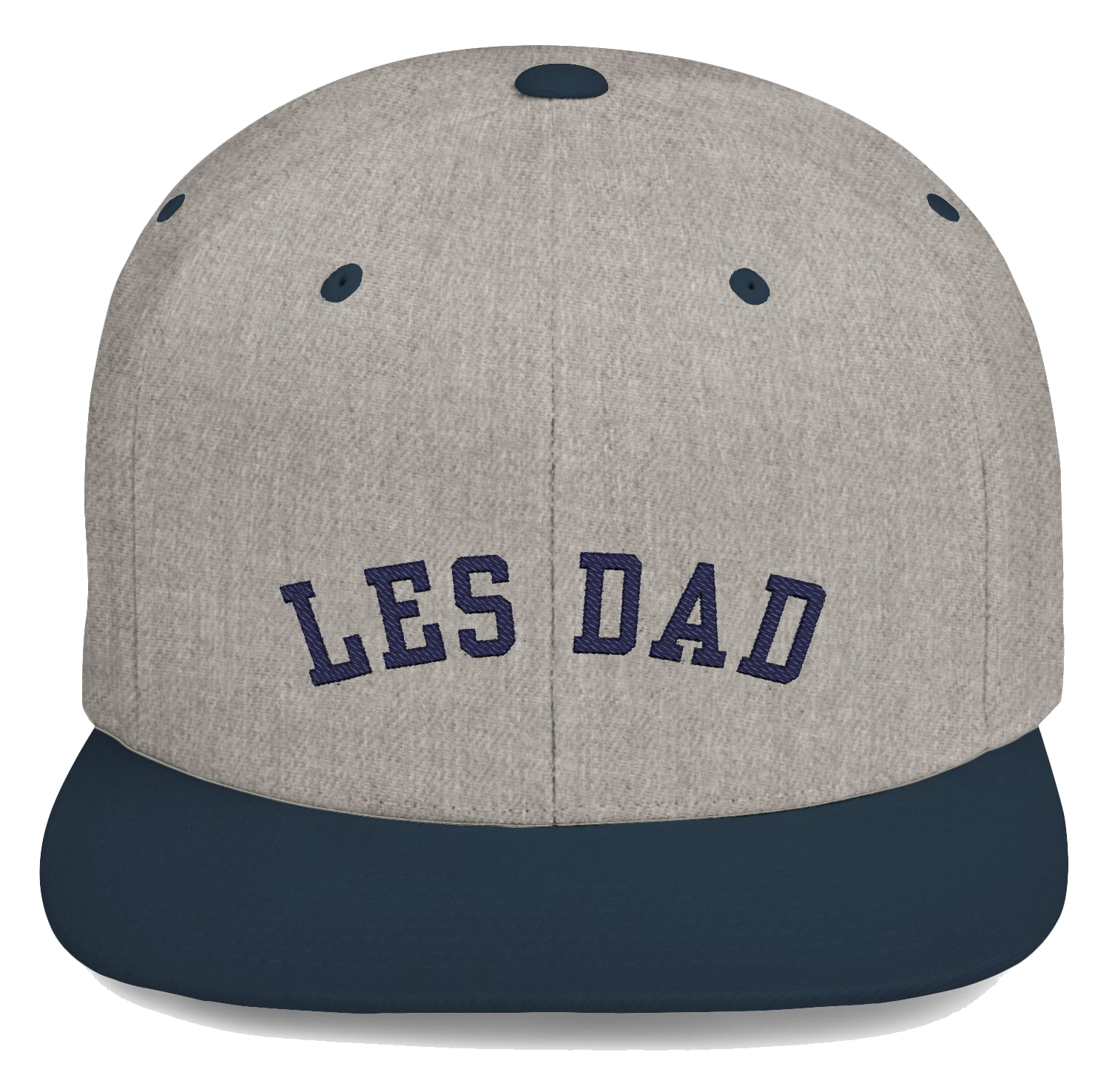 LES DAD Flat Bill Snapback Hat product thumbnail image LES DAD Flat Bill Snapback Hat product thumbnail image