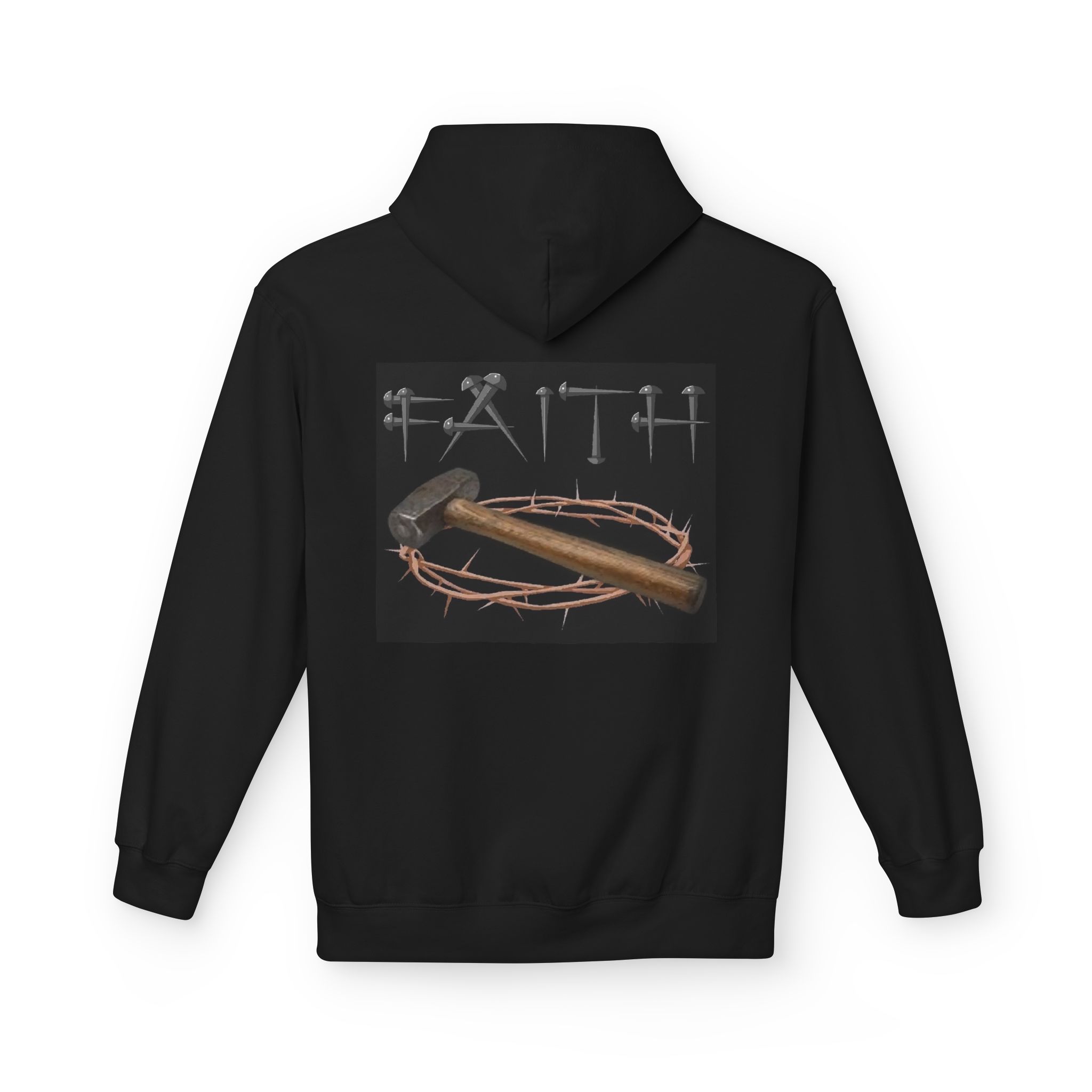 Faith-Inspired Unisex Fleece Hoodie, Christian Apparel, Casual Wear, Gift for Believers, Cozy Layering Piece, Inspirational Clothing