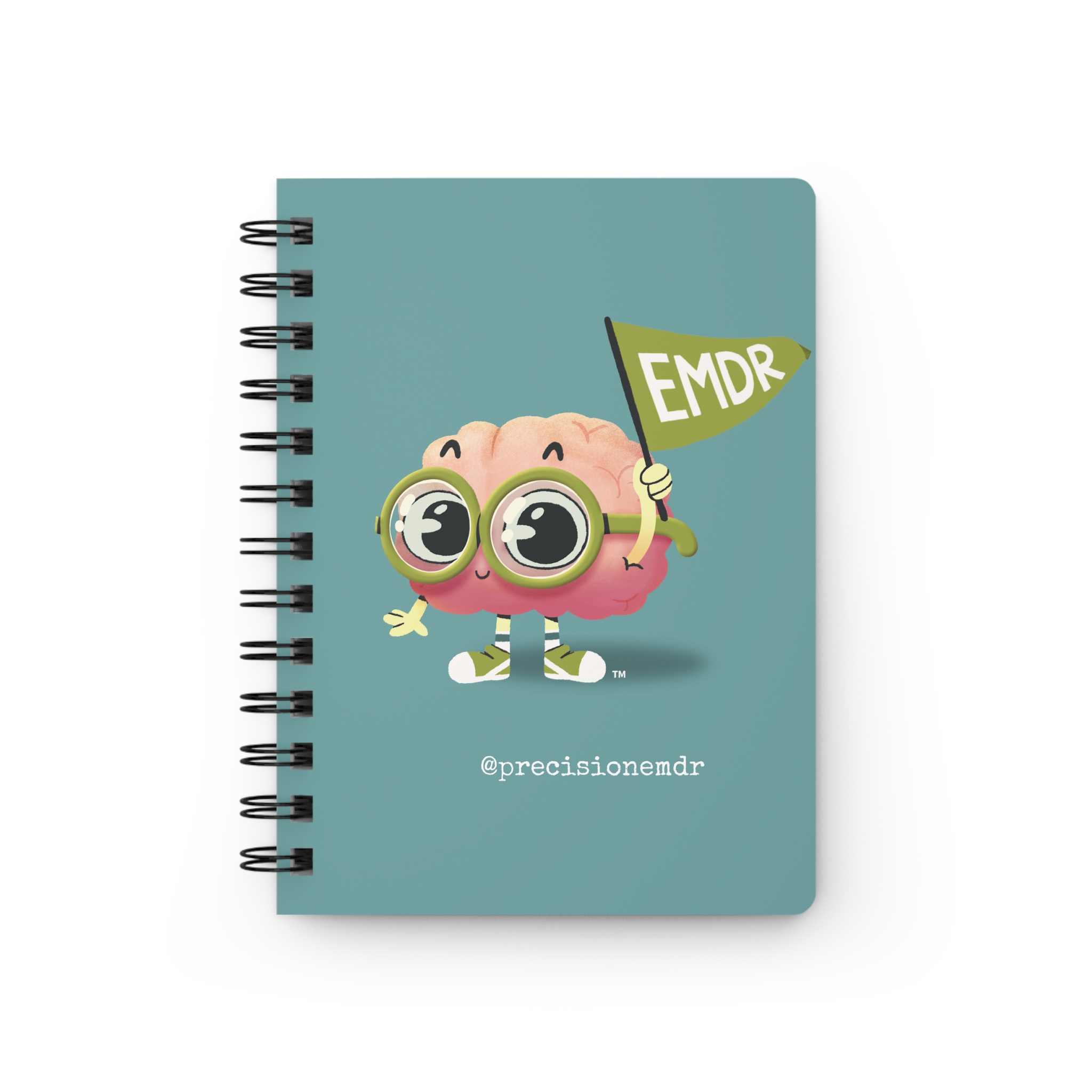 PEAbody Flag Hard Cover Spiral Bound Journal, 5x7