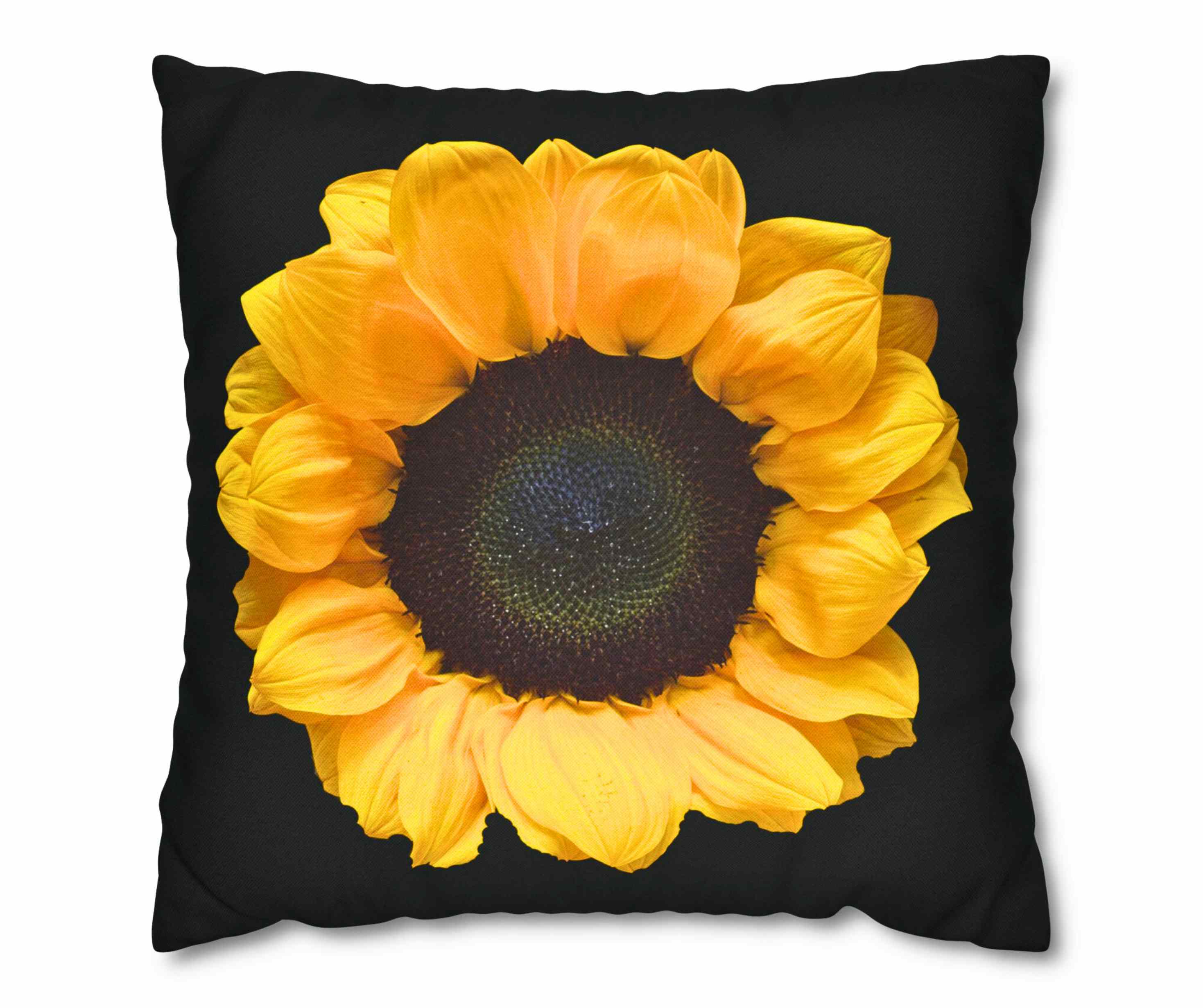 Sunny Sunflower Decorative Pillowcase, Floral Home Decor, Couch Cushion Cover, Gift for Nature Lovers, Bright and Cheerful Bedroom Accent product thumbnail image