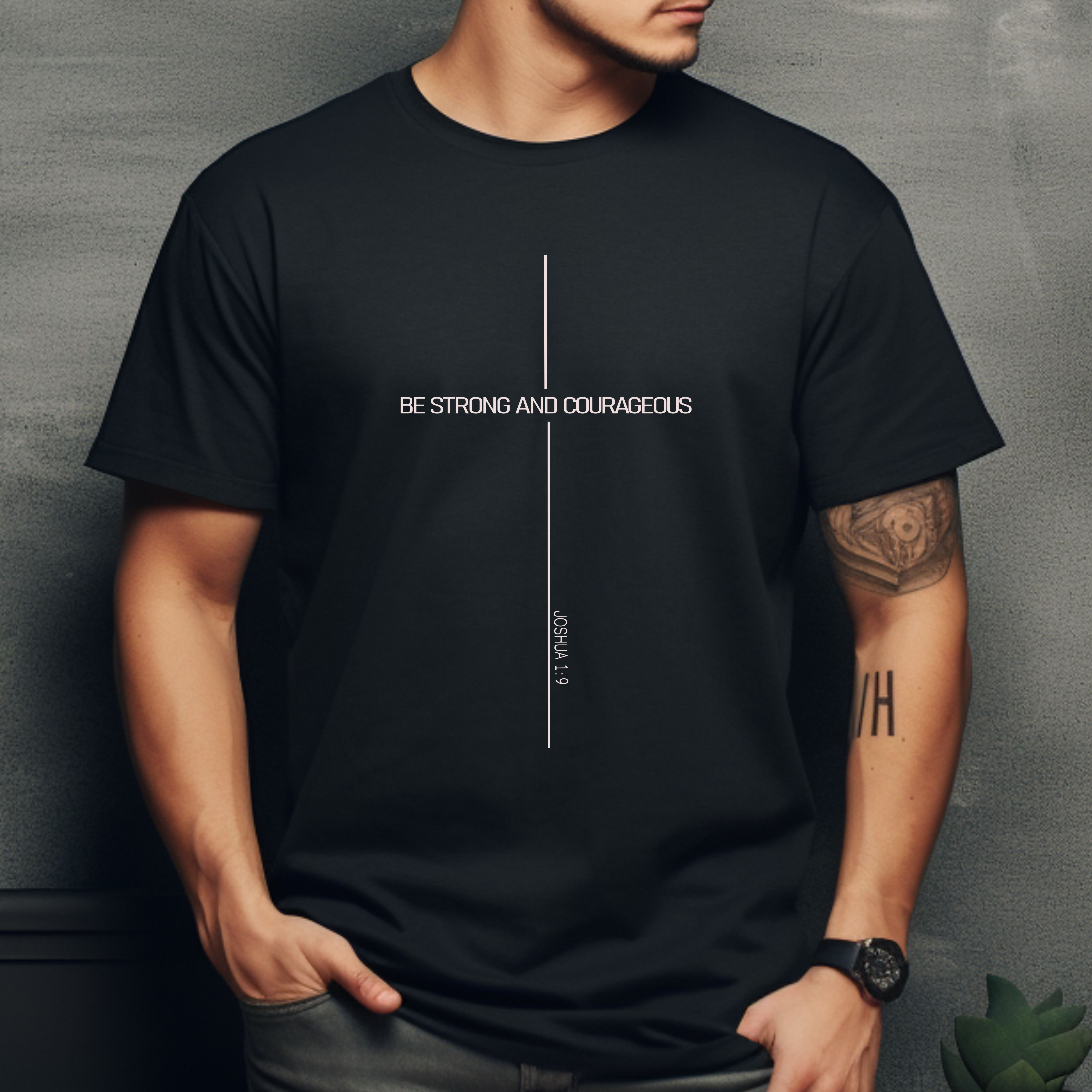 Joshua 1:9 Comfort Colors Shirt Be Strong Courageous Tee Christian God Shirt Bible Verse Cross Tee Church Faith Apparel Mens Christian Gift product thumbnail image Joshua 1:9 Comfort Colors Shirt Be Strong Courageous Tee Christian God Shirt Bible Verse Cross Tee Church Faith Apparel Mens Christian Gift product thumbnail image