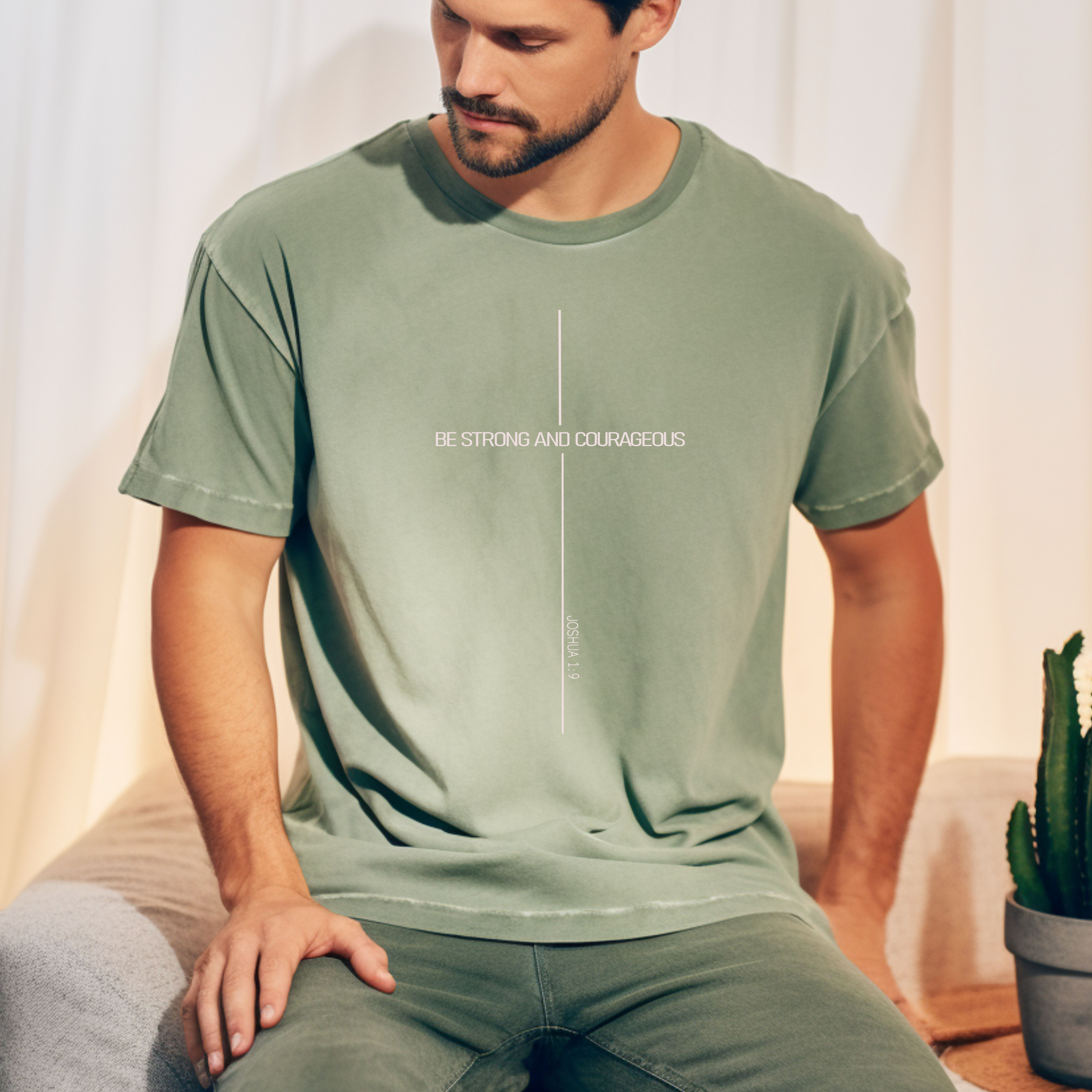 Joshua 1:9 Comfort Colors Shirt Be Strong Courageous Tee Christian God Shirt Bible Verse Cross Tee Church Faith Apparel Mens Christian Gift product thumbnail image Joshua 1:9 Comfort Colors Shirt Be Strong Courageous Tee Christian God Shirt Bible Verse Cross Tee Church Faith Apparel Mens Christian Gift product thumbnail image