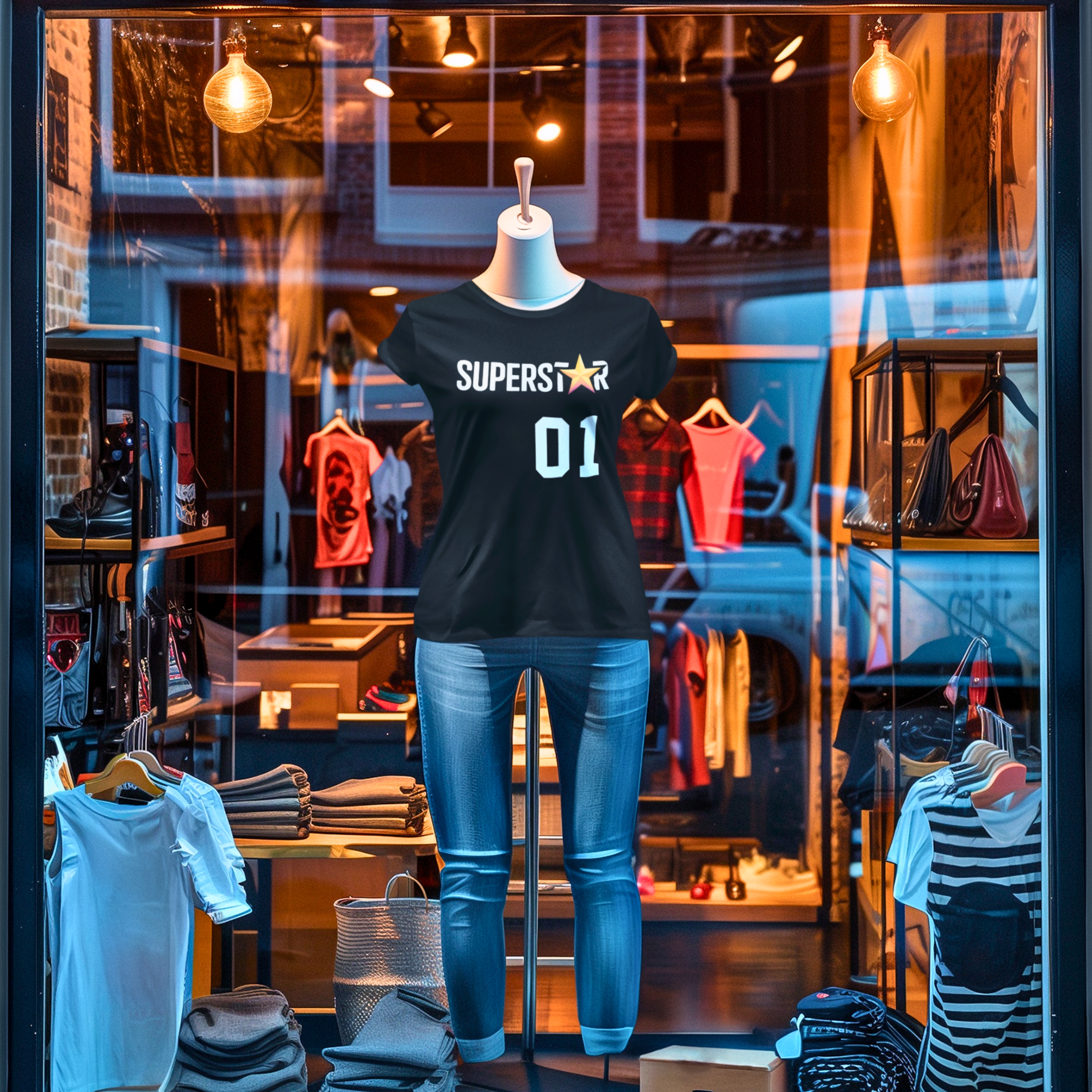 Superstar Gold/Black/White Women's Tee