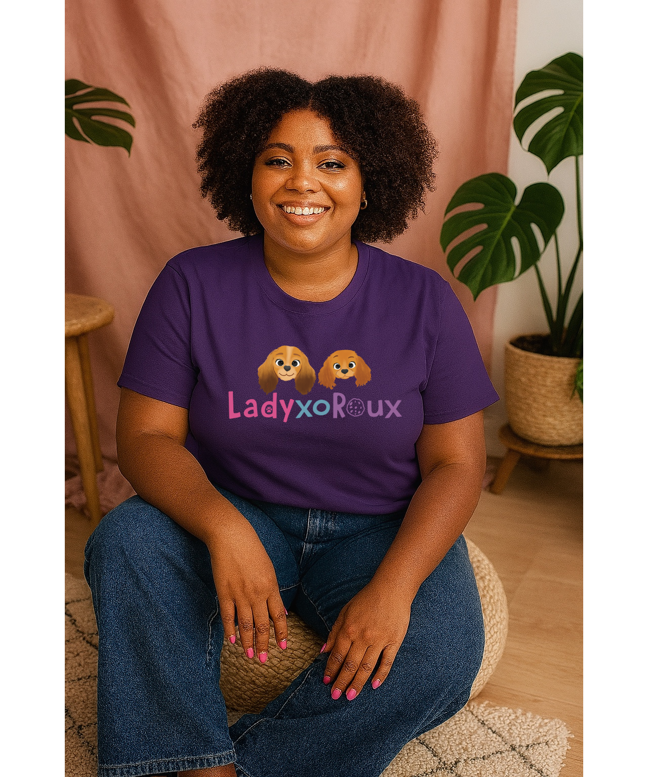 Lady XO Roux Adult Tee product thumbnail image Lady XO Roux Adult Tee product thumbnail image