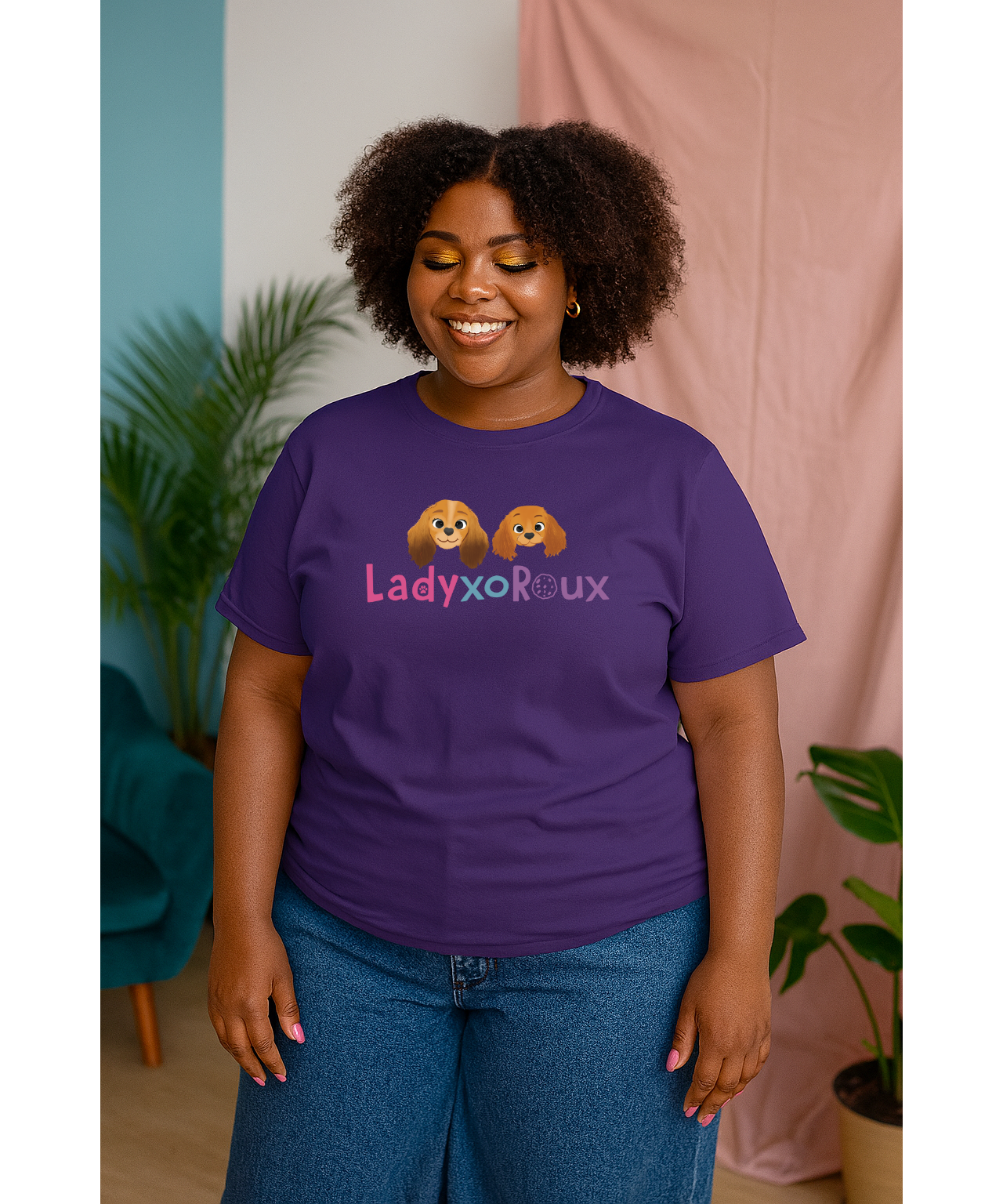 Lady XO Roux Adult Tee product thumbnail image Lady XO Roux Adult Tee product thumbnail image