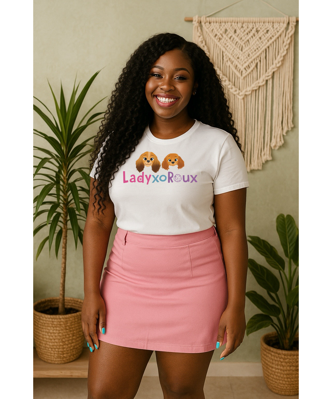 Lady XO Roux Adult Tee product thumbnail image Lady XO Roux Adult Tee product thumbnail image