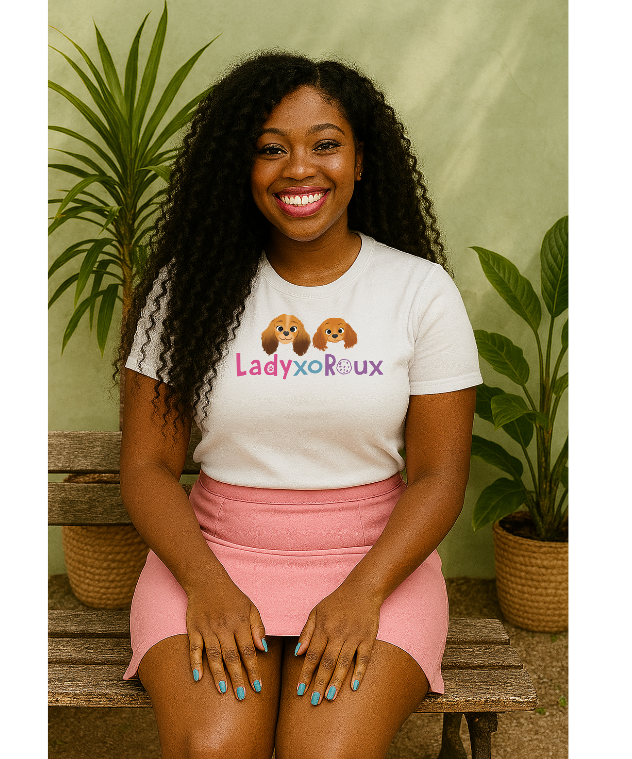 Lady XO Roux Adult Tee product thumbnail image Lady XO Roux Adult Tee product thumbnail image