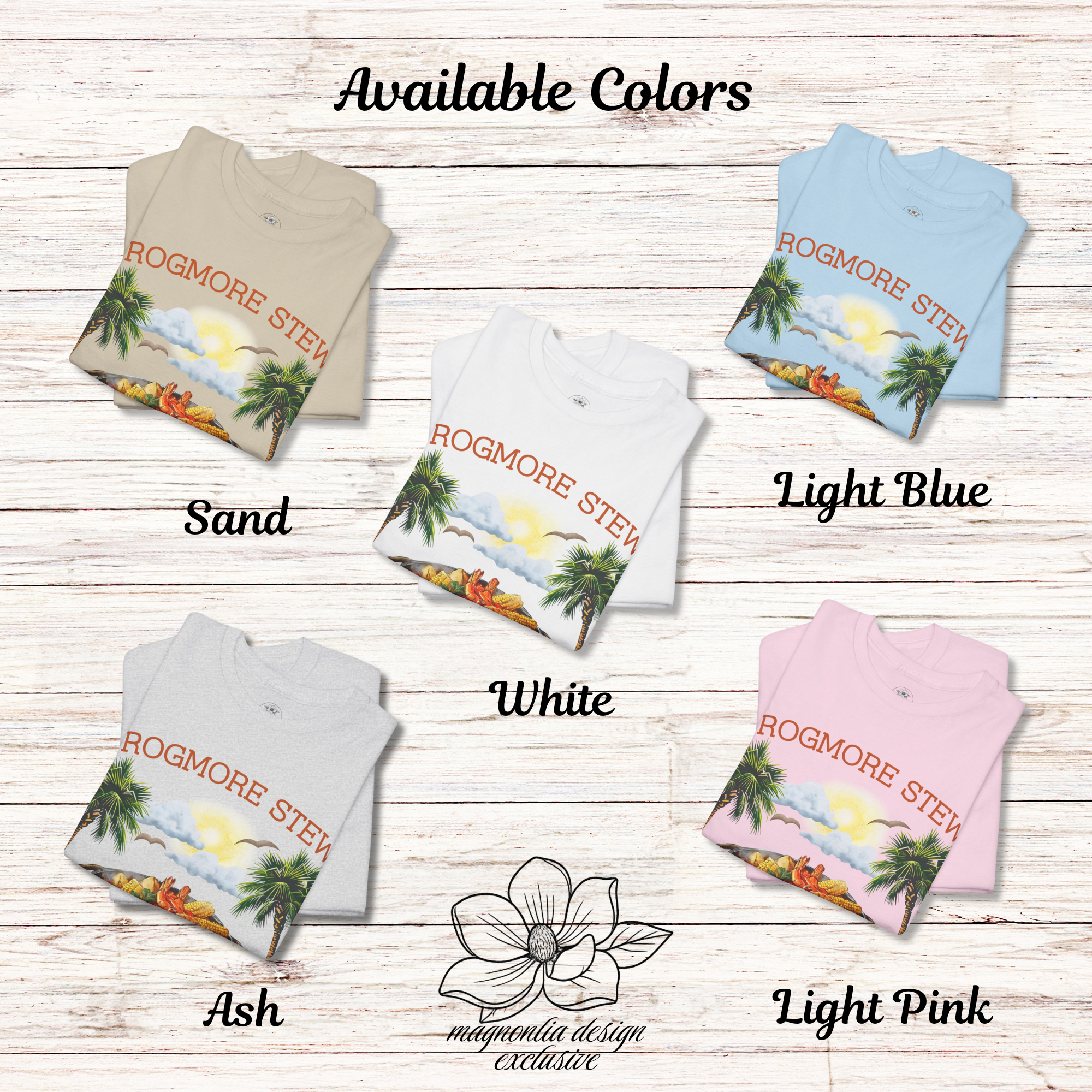 Frogmore Stew Social Club Tee - Day Edition, Unisex Cotton Shirt, Casual Summer Wear, Beach Party Gift, Fun Foodie Apparel, Free Personalization product thumbnail image