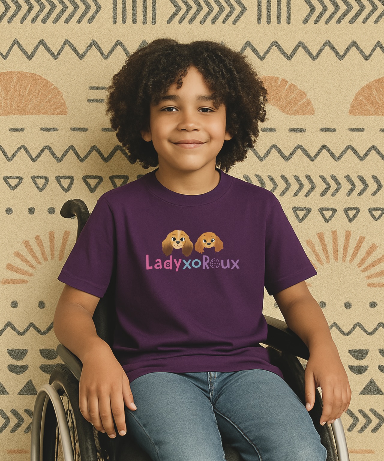Lady XO Roux Kids Tee product thumbnail image Lady XO Roux Kids Tee product thumbnail image