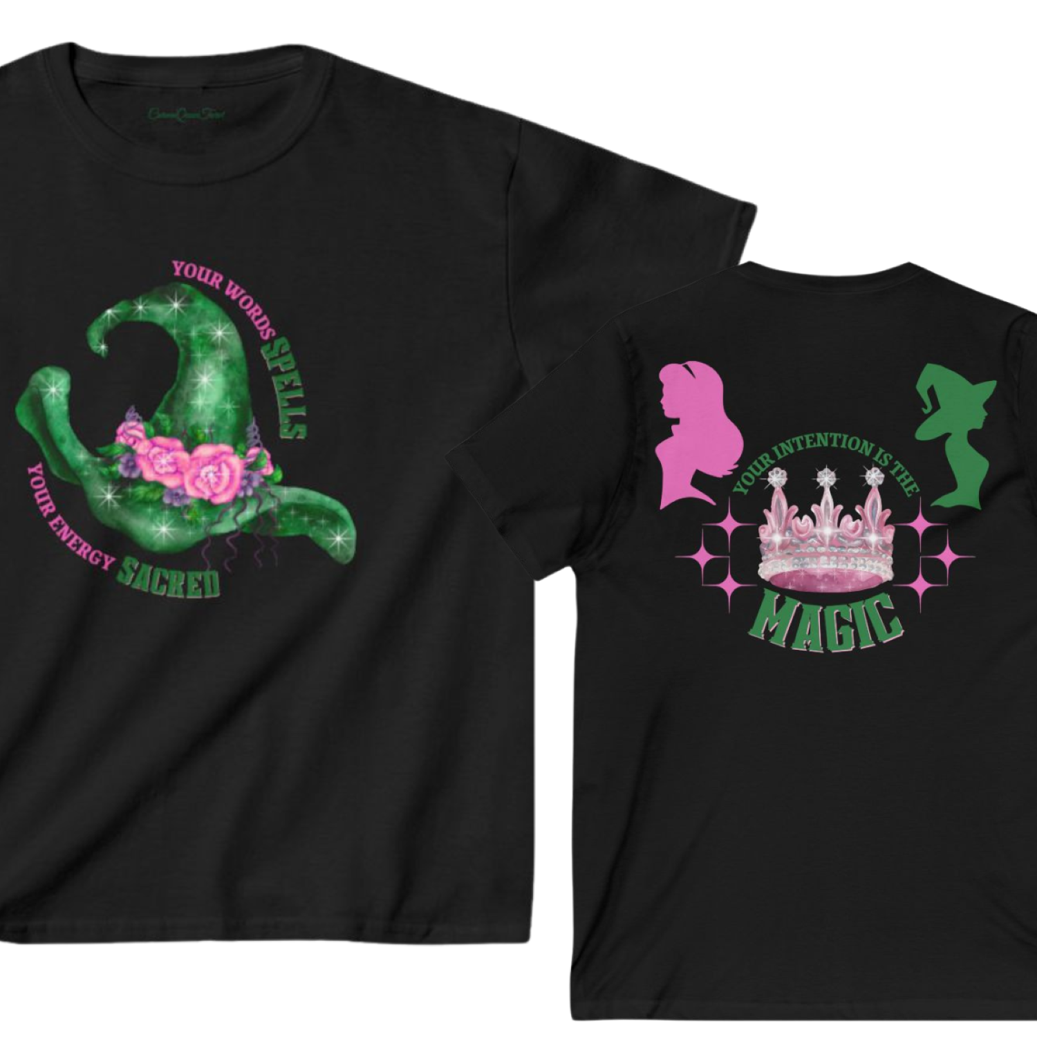 Magical V-Neck Tee – Witchy Man/Woman Tee, Floral Graphic Knit T-Shirt, Casual Witch Shirt by CarmaQuanTarot product thumbnail image Magical V-Neck Tee – Witchy Man/Woman Tee, Floral Graphic Knit T-Shirt, Casual Witch Shirt by CarmaQuanTarot product thumbnail image