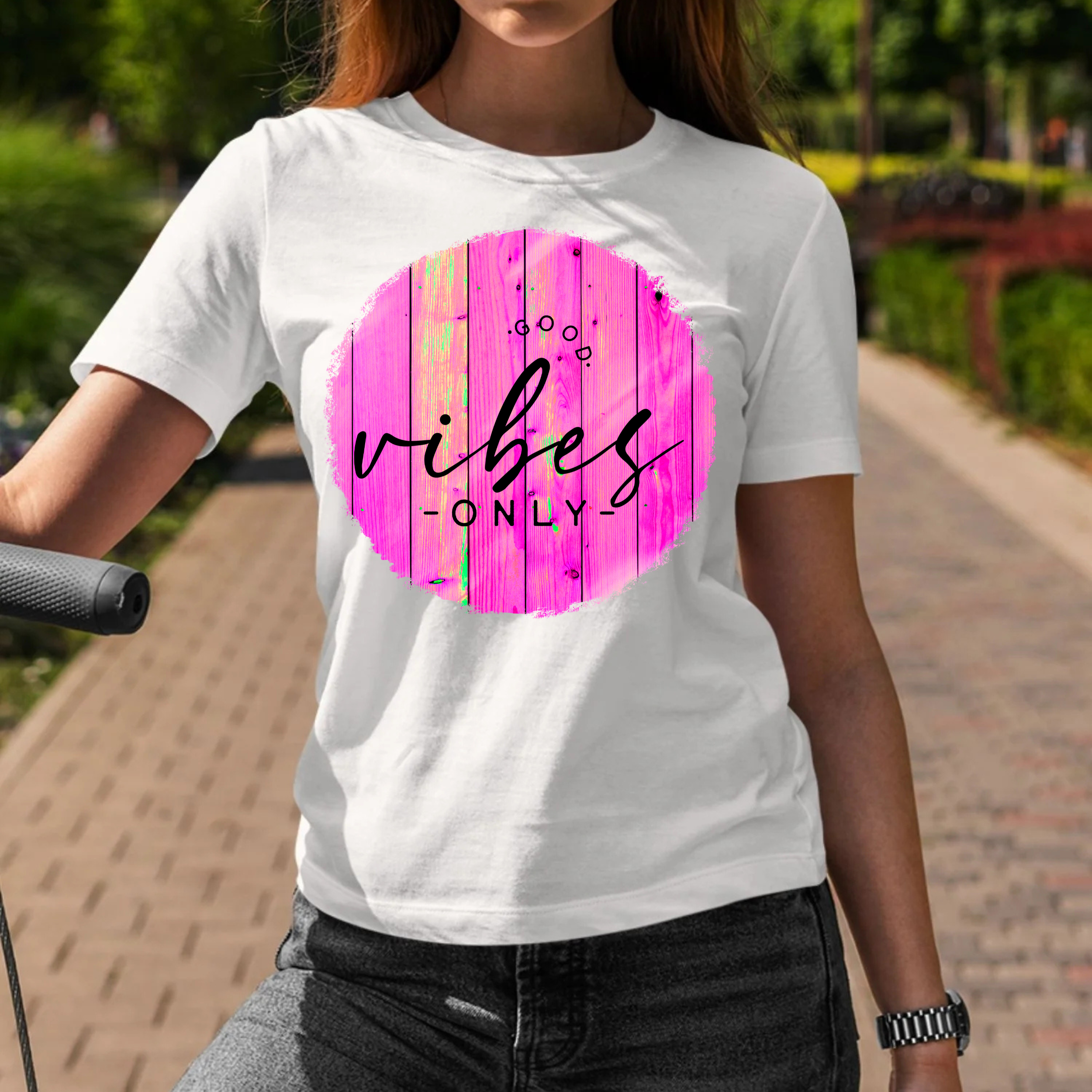 Good Vibes Only Unisex Jersey Tee - Perfect for Casual Wear, Gift for Friends, Summer Events, Music Festivals, Positive Vibes