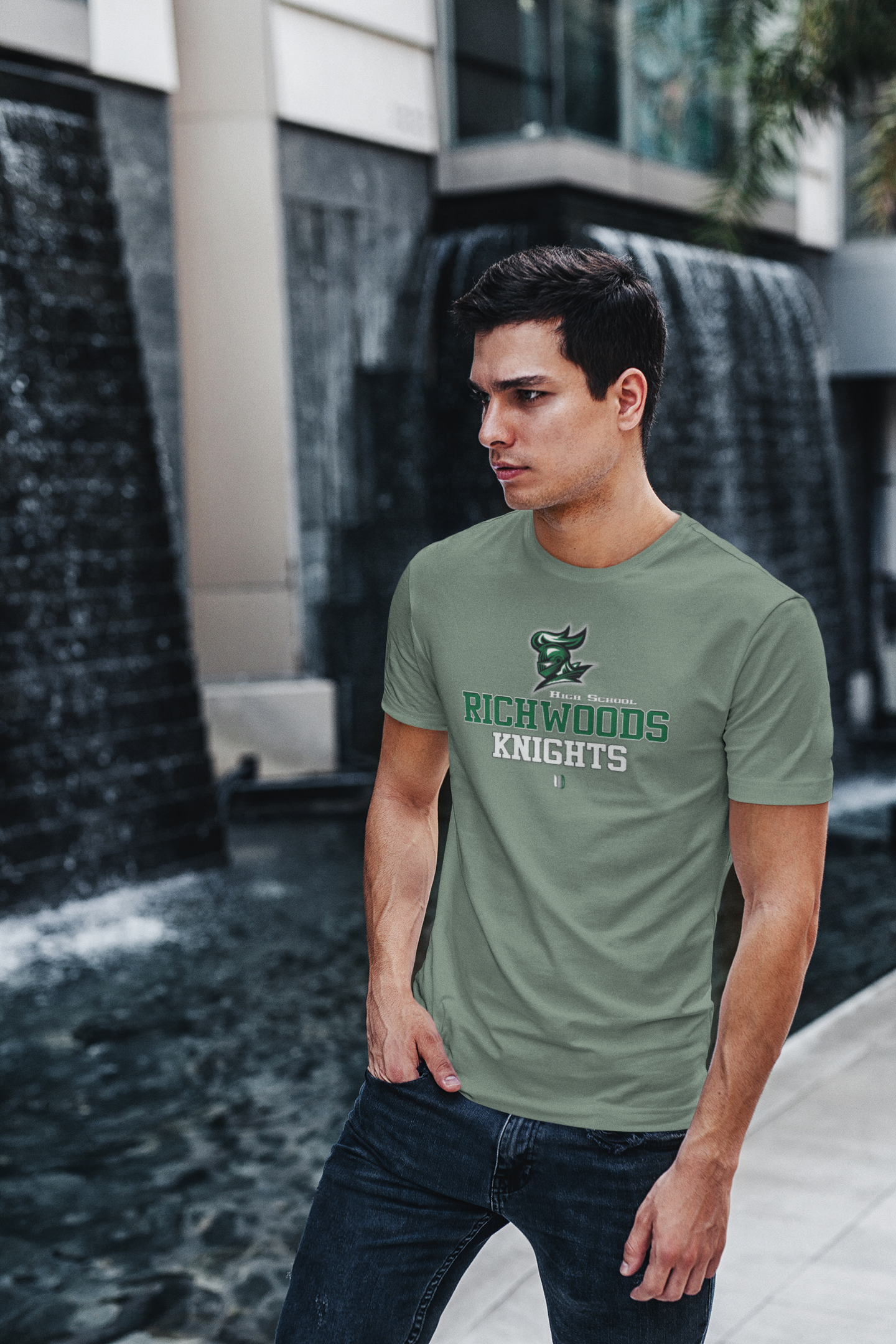 Garment-Dyed T-shirt - Richwoods Knights product thumbnail image