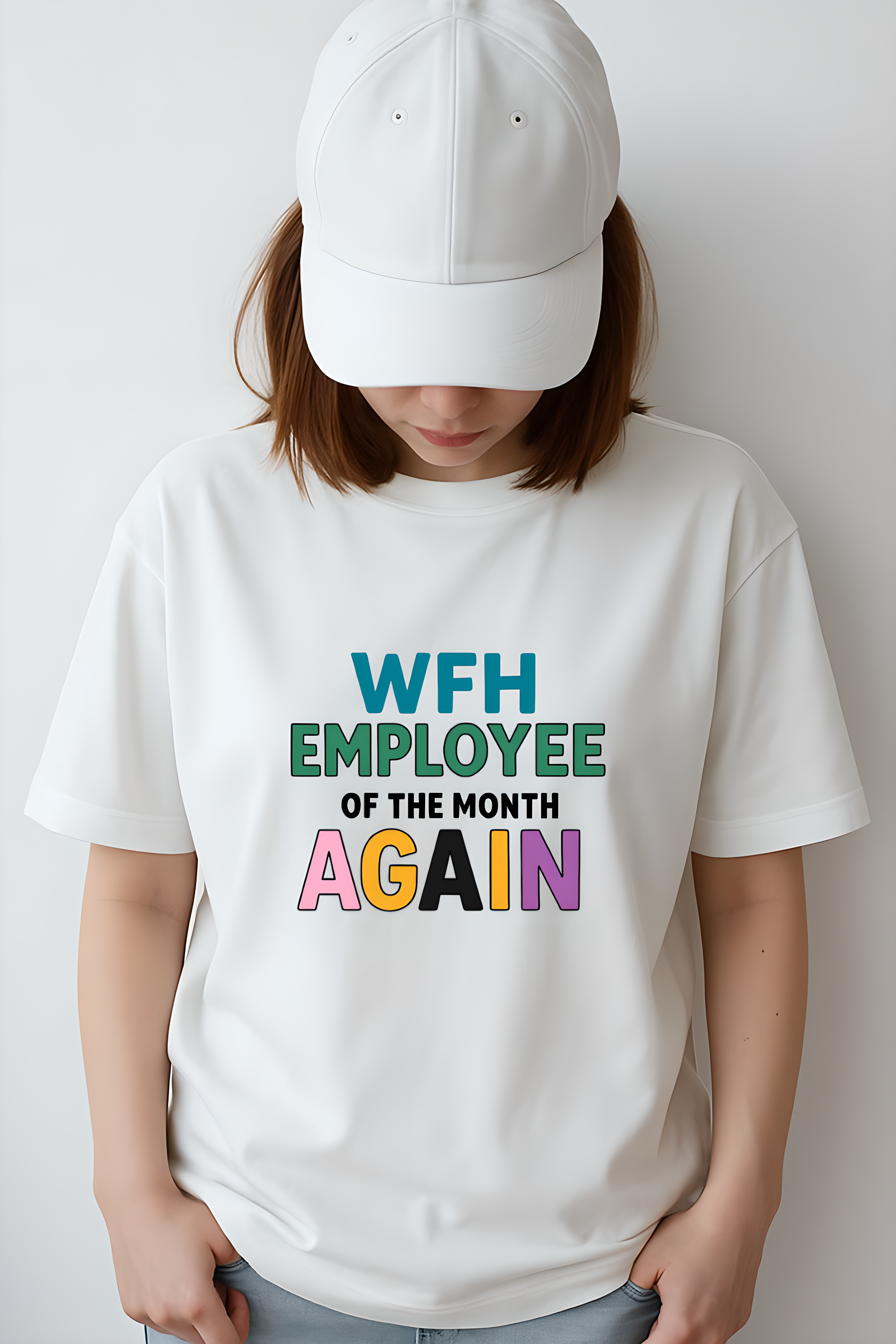 WFH Employee of the Month Short Sleeve Tee, Funny Work From Home T-Shirt, Gift for Remote Workers, Office Humor Tee, Unisex Jersey Shirt product thumbnail image WFH Employee of the Month Short Sleeve Tee, Funny Work From Home T-Shirt, Gift for Remote Workers, Office Humor Tee, Unisex Jersey Shirt product thumbnail image