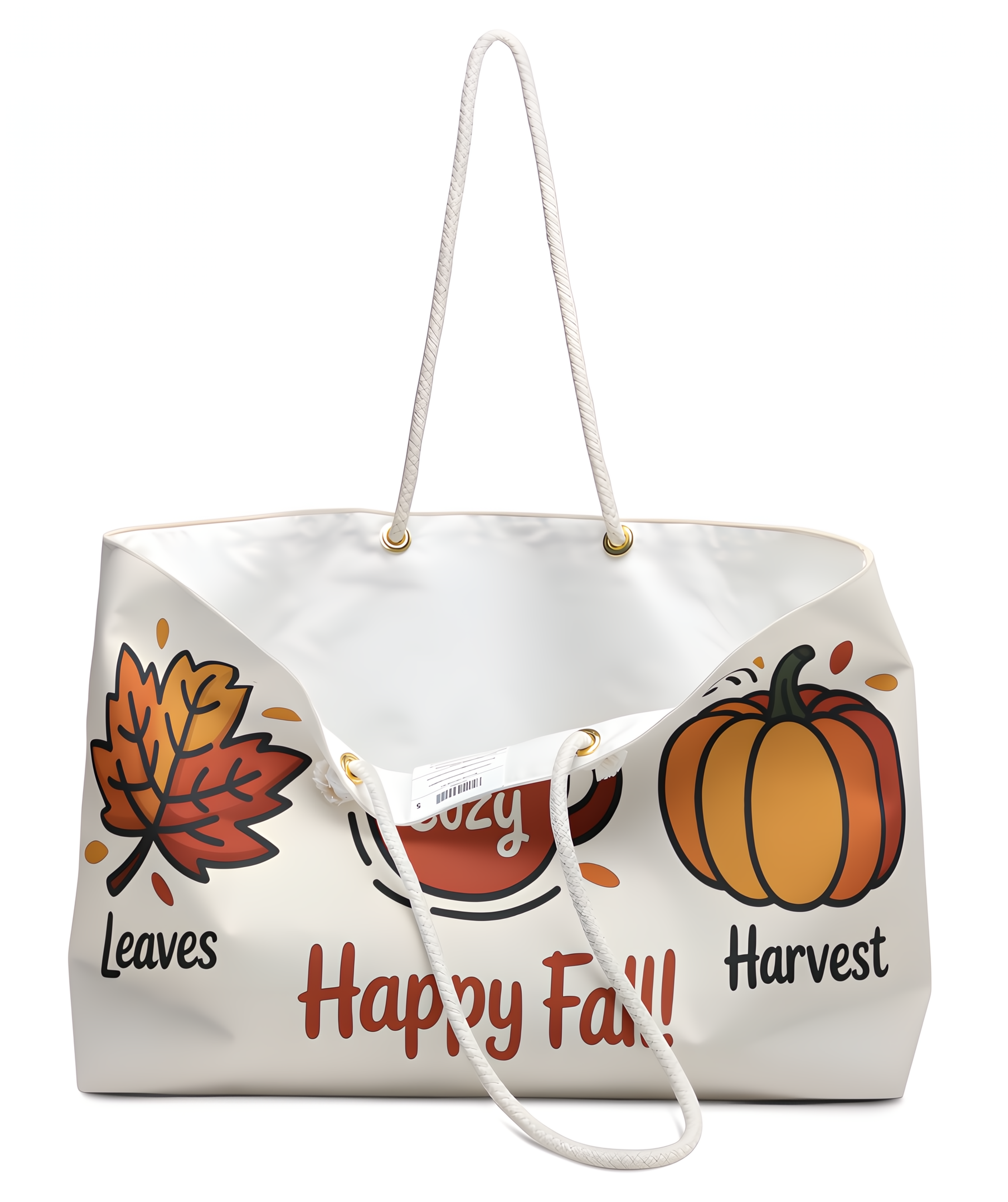 🍂 Happy Fall! Weekender Tote Bag – Cozy, Colorful, and Perfectly Autumn product thumbnail image 🍂 Happy Fall! Weekender Tote Bag – Cozy, Colorful, and Perfectly Autumn product thumbnail image