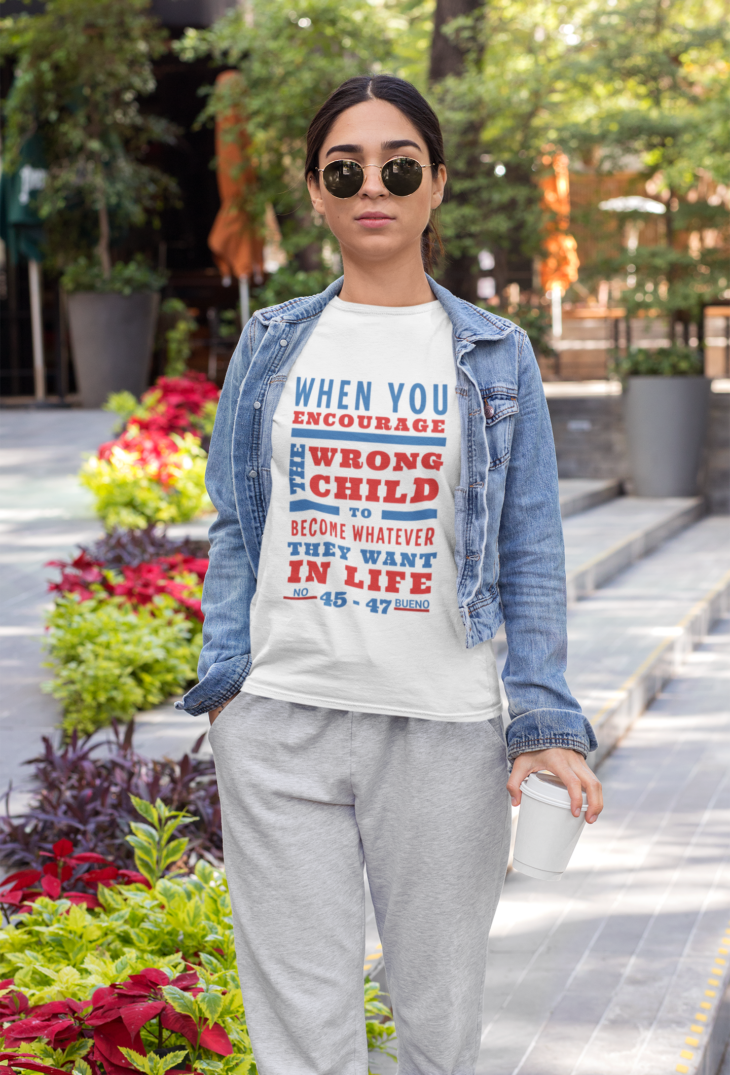 Anti-Trump Unisex Crew Tee, No Kings Protest Shirt, Funny Quote T-Shirts, Activism Message Tee, Funny Political Apparel for Men &amp; Women product thumbnail image