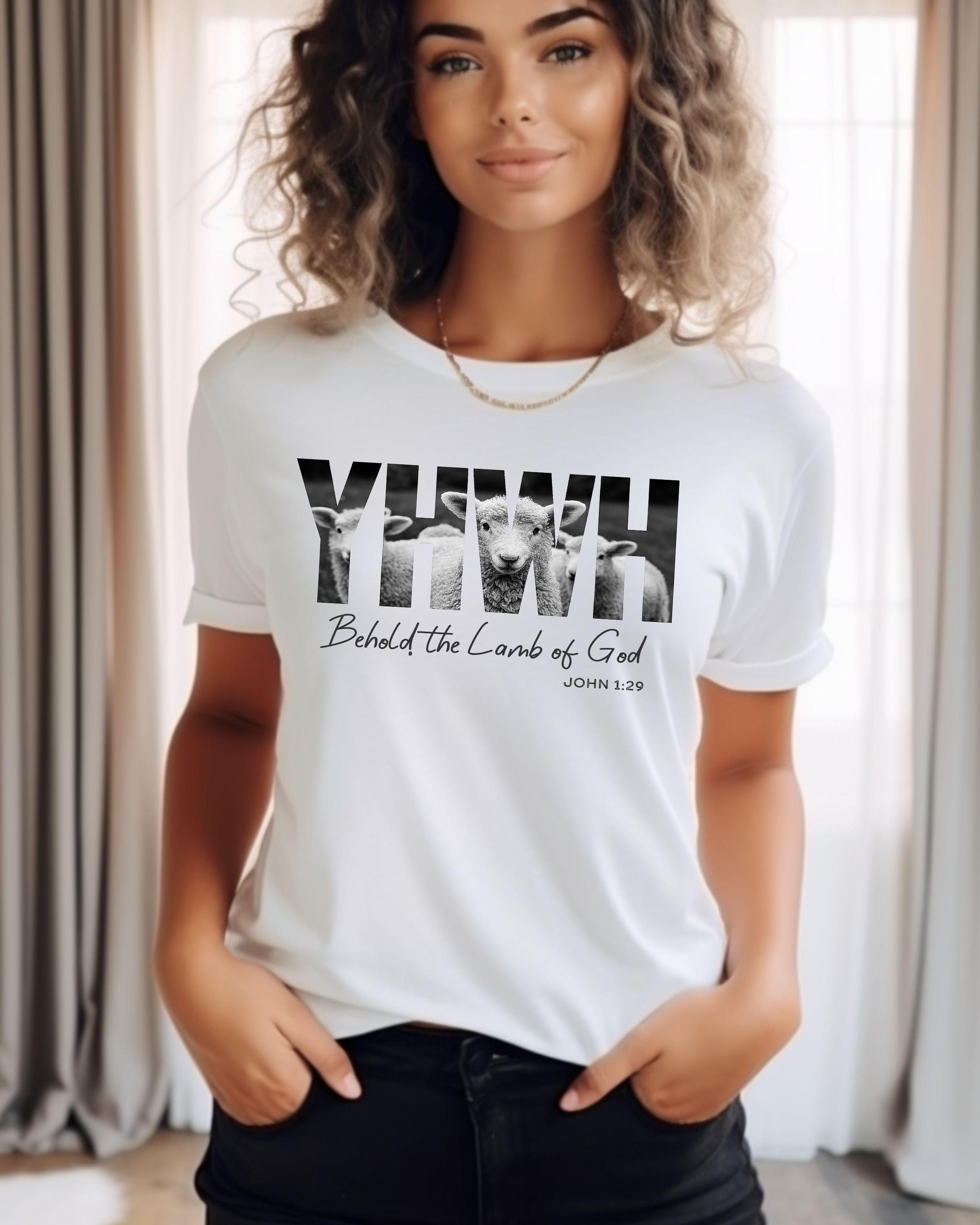 YHWH Shirt Lamb of God Christian Tee John 1:29 Bible Verse Graphic shirt, Faith YHWH Scripture tshirt, Religious Wear Gift for Her or Him YHWH Shirt Lamb of God Christian Tee John 1:29 Bible Verse Graphic shirt, Faith YHWH Scripture tshirt, Religious Wear Gift for Her or Him