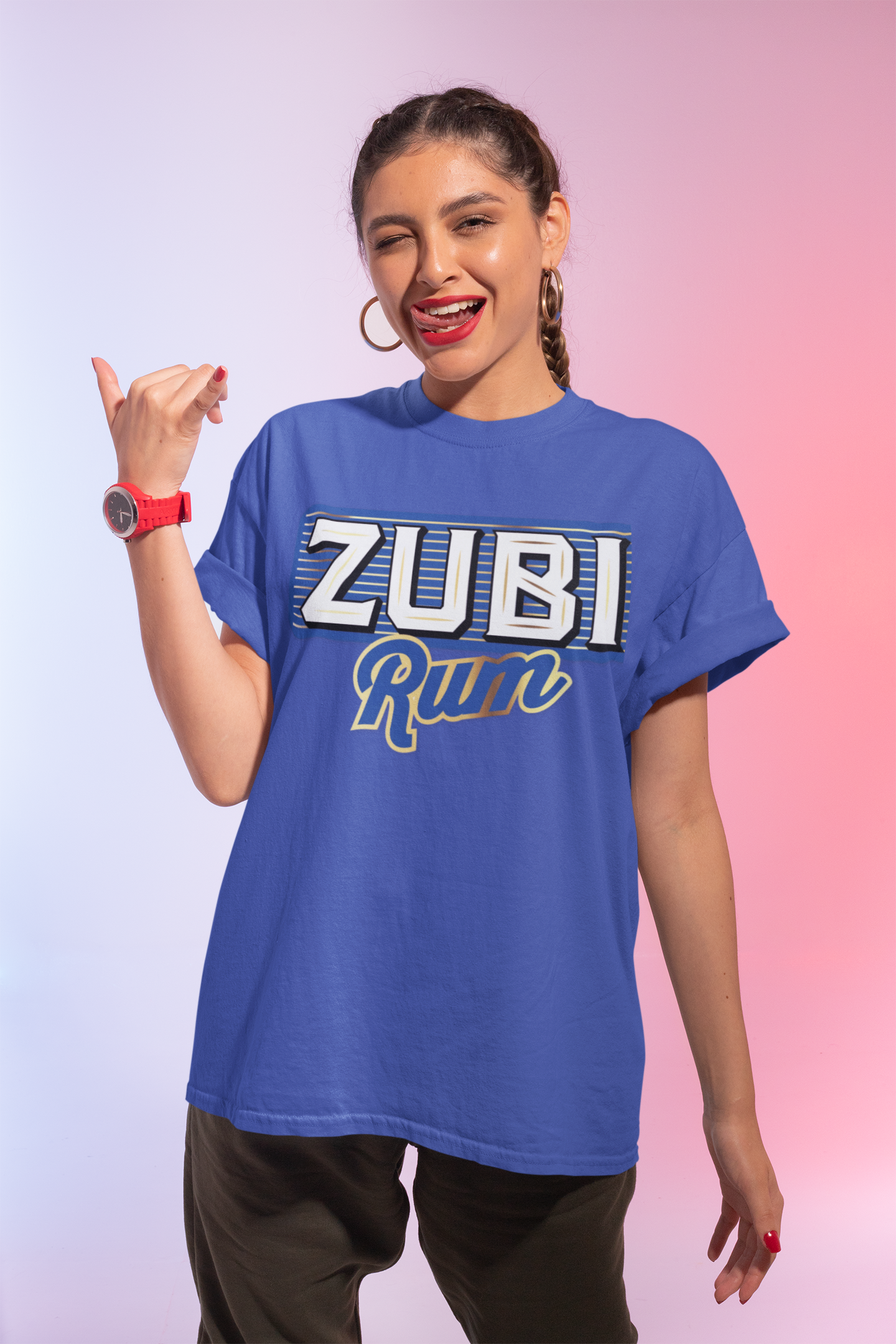 ZUBI Run Unisex Short Sleeve Tee, Casual Wear, Gift for Athletes, Summer Fashion, Outdoor Adventures product thumbnail image