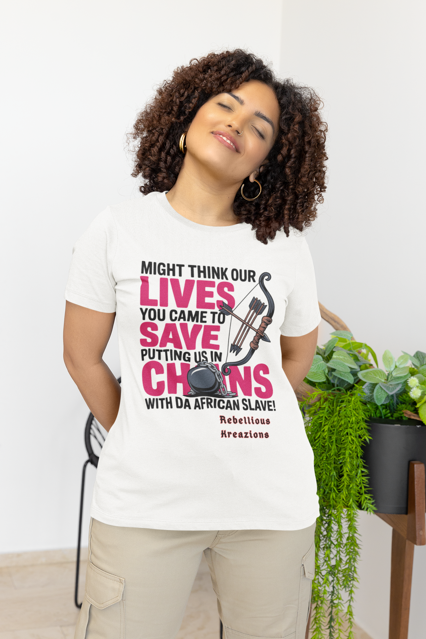Might Think Our Lives You Came To Save Putting Us In Chains With Da African Slave! product thumbnail image
