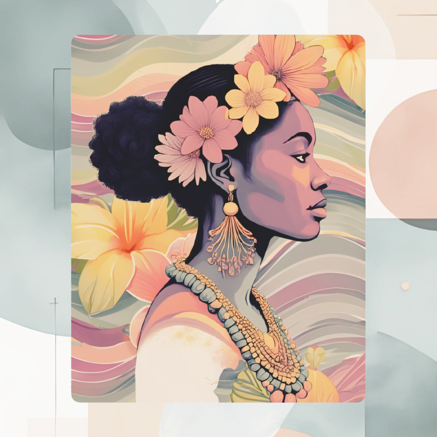   Metal Art Sign, Home Decor, Wall Decoration, Tropical Vibes, Gift for Her, Boho Style Art