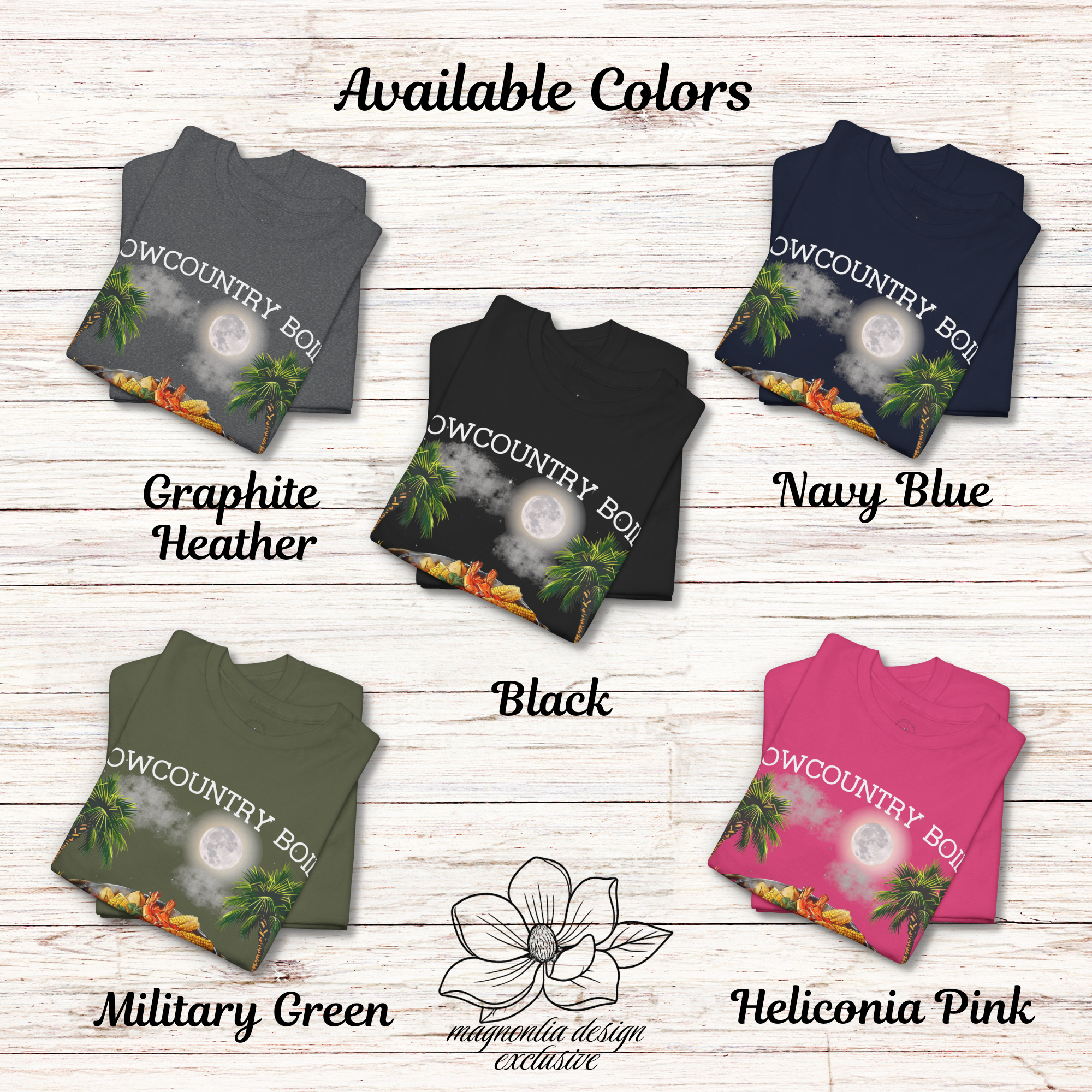 Lowcountry Boil Social Club Tee by Day - Unisex Cotton Tee, Casual Summer Shirt, Beachwear, Family Gathering Outfit, BBQ Event Tee, Social Club Apparel product thumbnail image