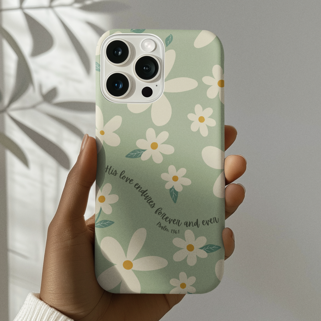 His Love Endures Phone Case product thumbnail image His Love Endures Phone Case product thumbnail image