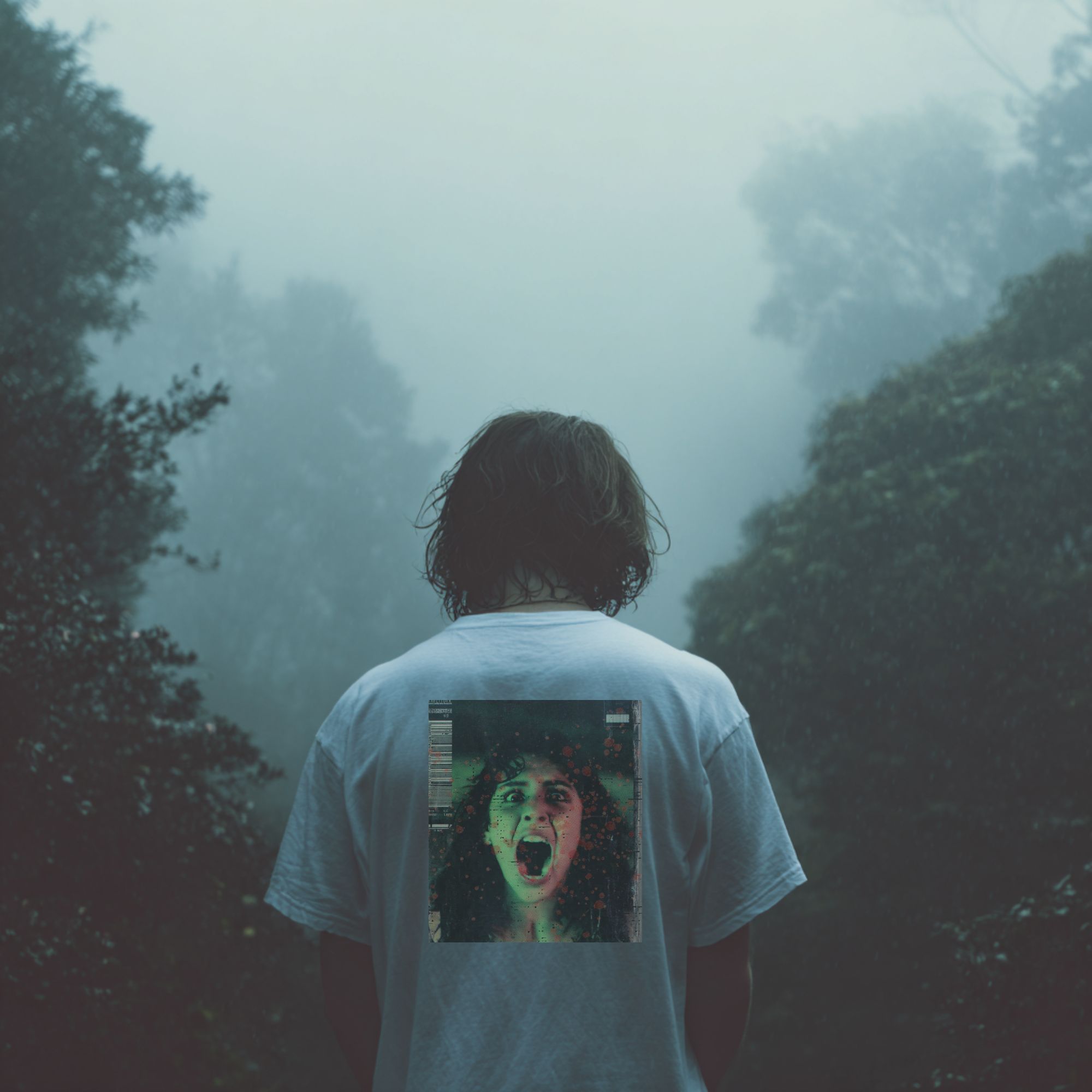 THAT FACE. Horror Graphic Tee – VHS Freeze-Frame Back Print, Final Girl Slasher Shirt product thumbnail image THAT FACE. Horror Graphic Tee – VHS Freeze-Frame Back Print, Final Girl Slasher Shirt product thumbnail image