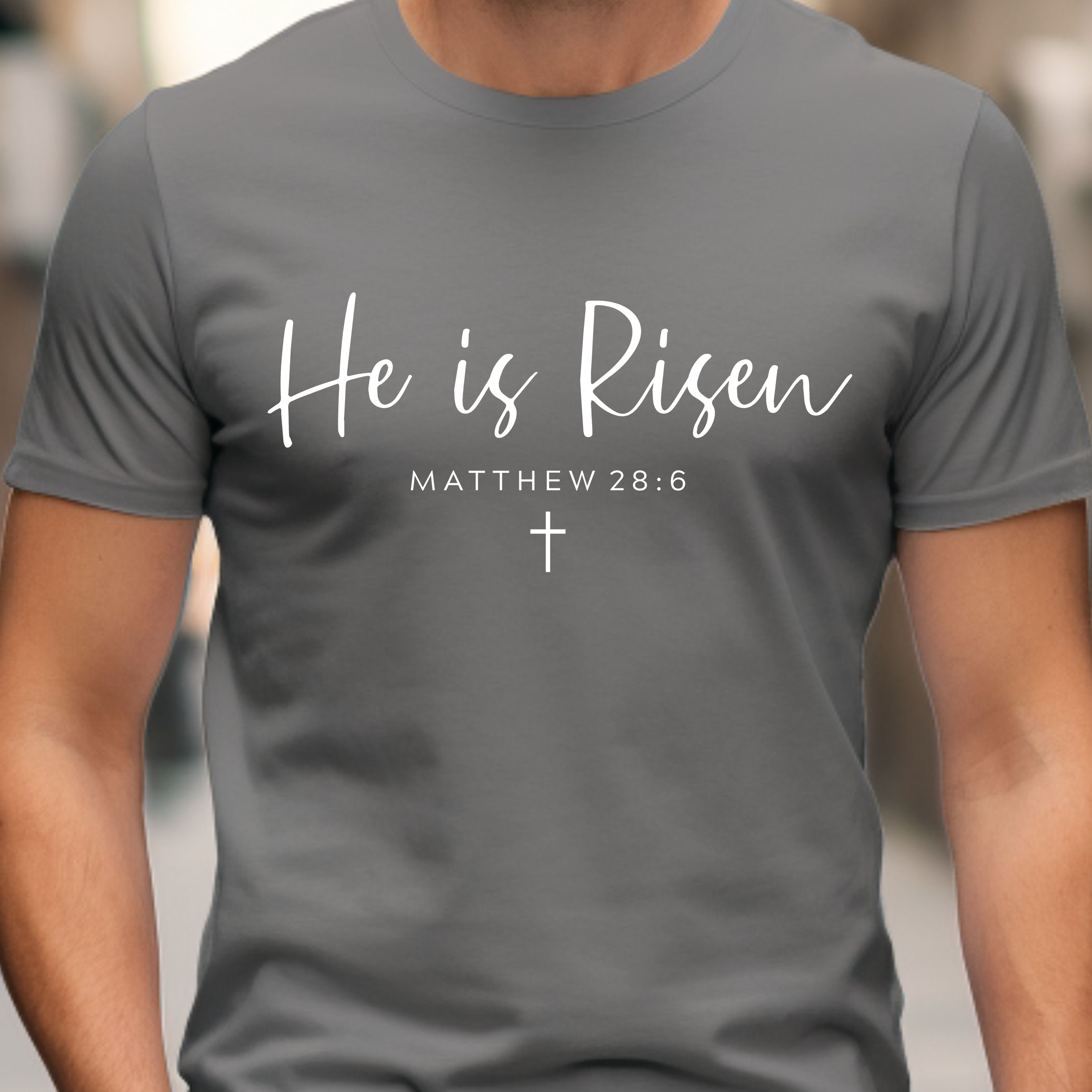 He is Risen - Men's Christian T-Shirt product thumbnail image He is Risen - Men's Christian T-Shirt product thumbnail image