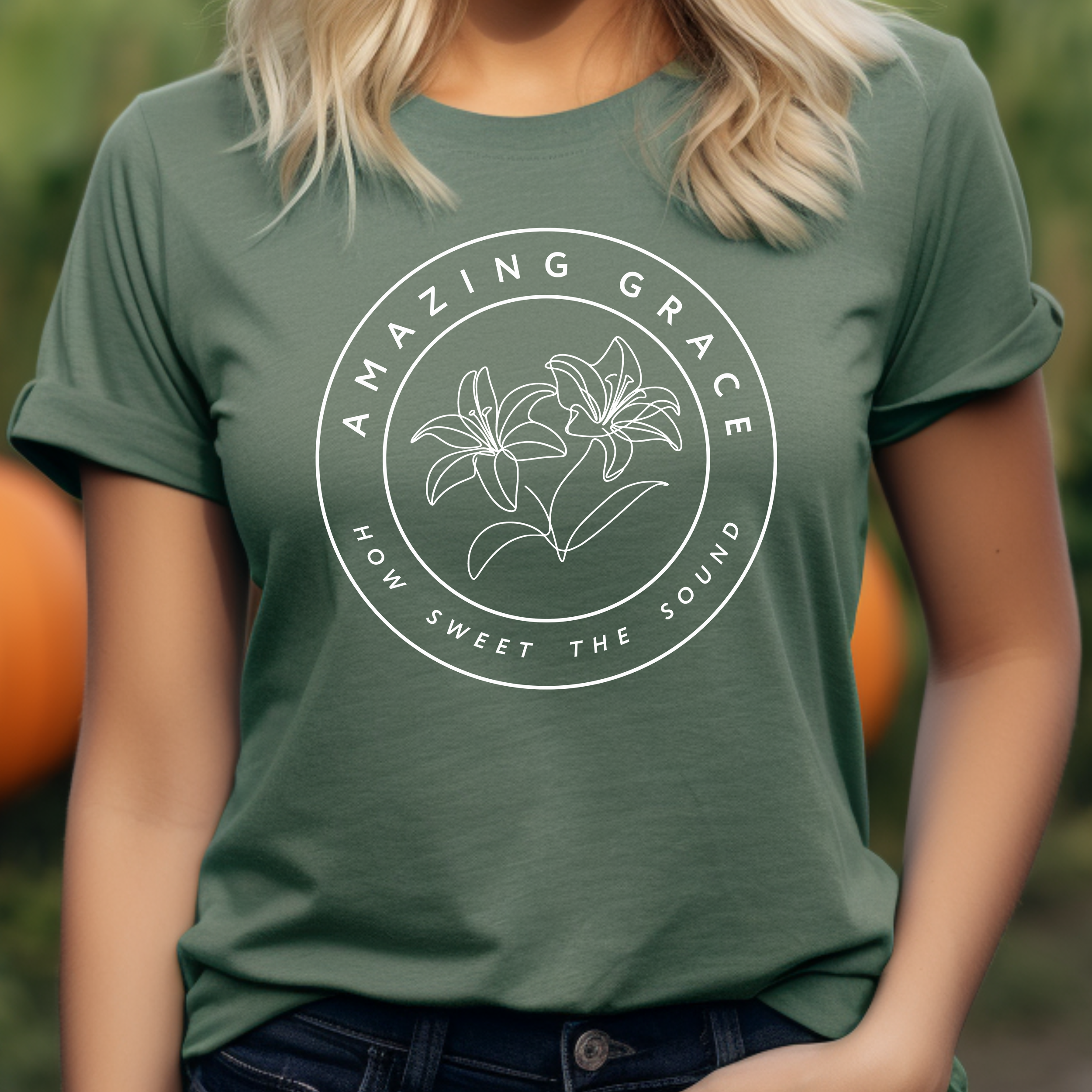 Amazing Grace - Women's Christian T-Shirt product thumbnail image Amazing Grace - Women's Christian T-Shirt product thumbnail image