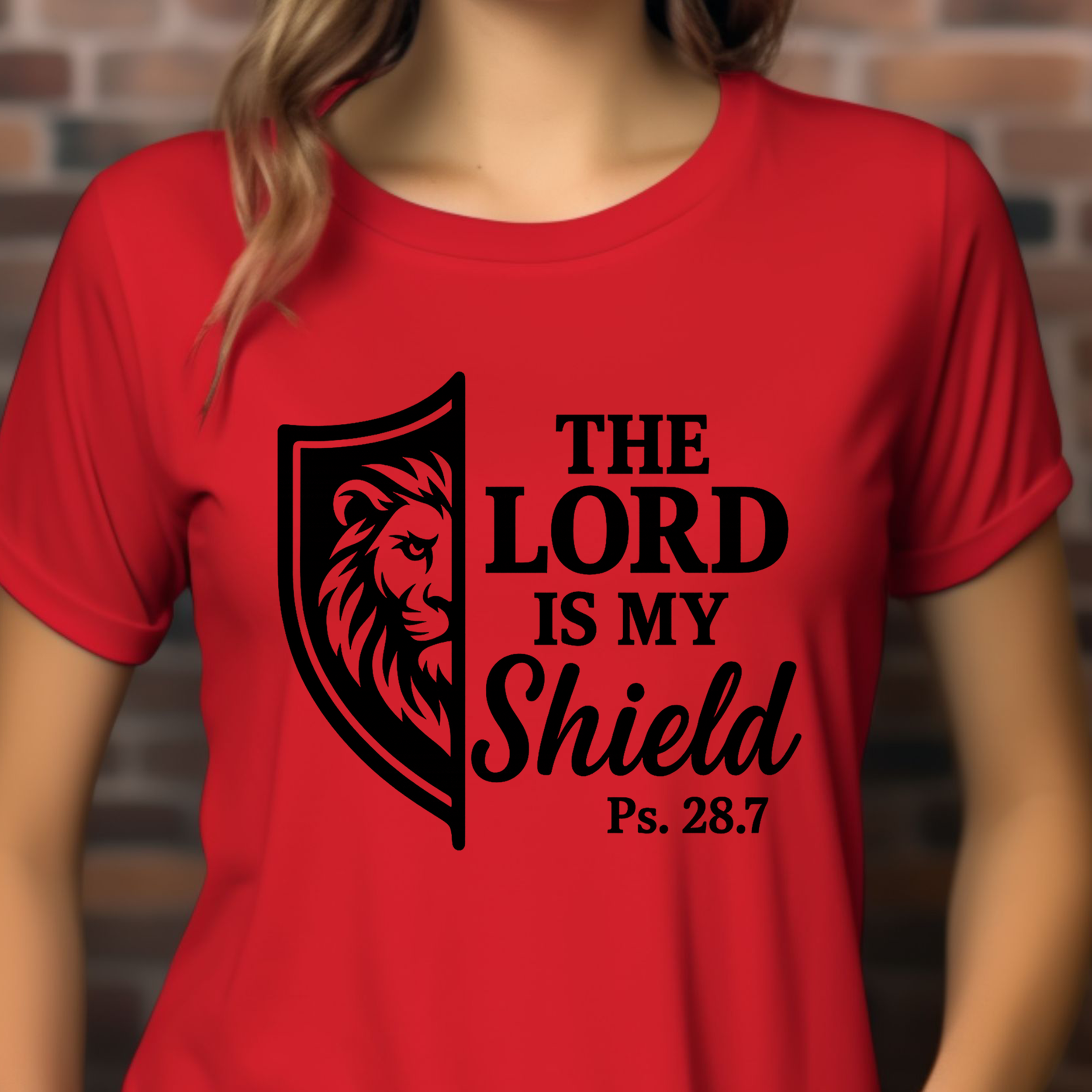The Lord is My Shield - Women's Christian T-Shirt The Lord is My Shield - Women's Christian T-Shirt