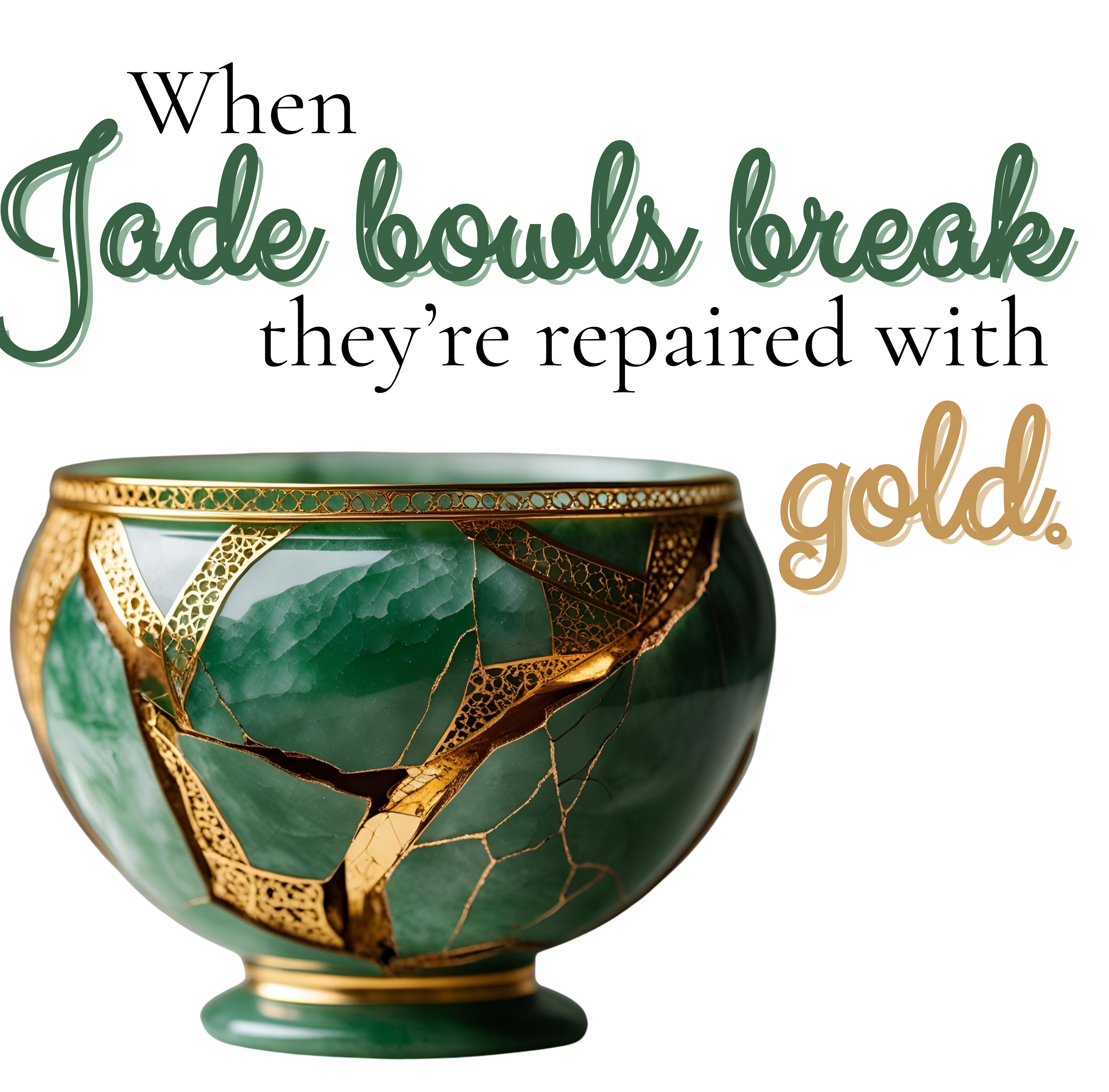 Ceramic mug, 'When Jade Bowls Break' ideal for coffee and tea lovers, plus a silly gift for friends, family, holidays. Also merch for the Gemstone Crossword Puzzle Series. 