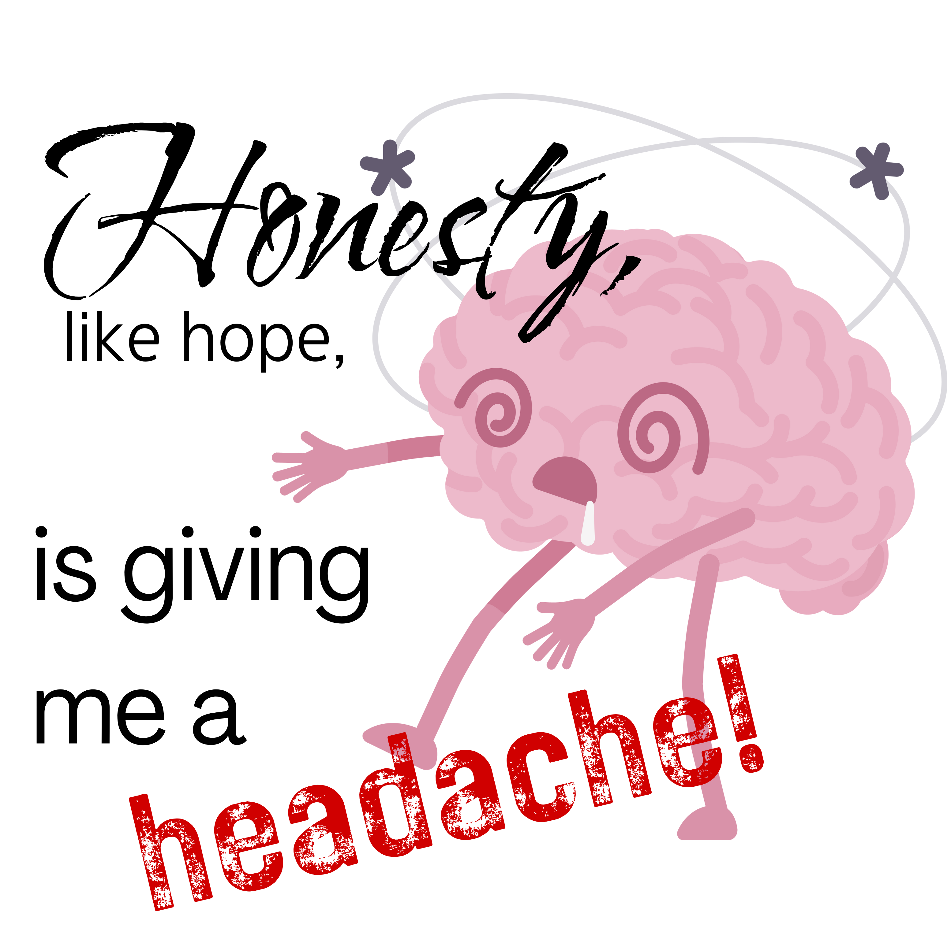'Honesty gives me a headache!' Travel Water Bottle, Hydration Gift, Adventure Mug, Eco-Friendly Bottle, Outdoor Gear, Unique Drinkware, also merch for Gemstone Crossword Puzzle Series. product thumbnail image 'Honesty gives me a headache!' Travel Water Bottle, Hydration Gift, Adventure Mug, Eco-Friendly Bottle, Outdoor Gear, Unique Drinkware, also merch for Gemstone Crossword Puzzle Series. product thumbnail image