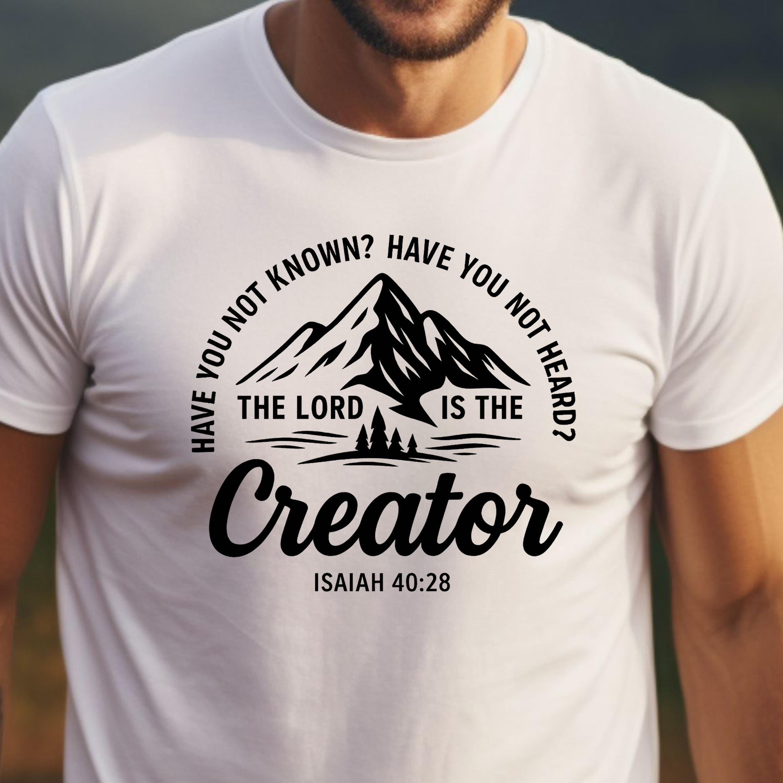 Creator - Men's Christian T-shirt product thumbnail image Creator - Men's Christian T-shirt product thumbnail image