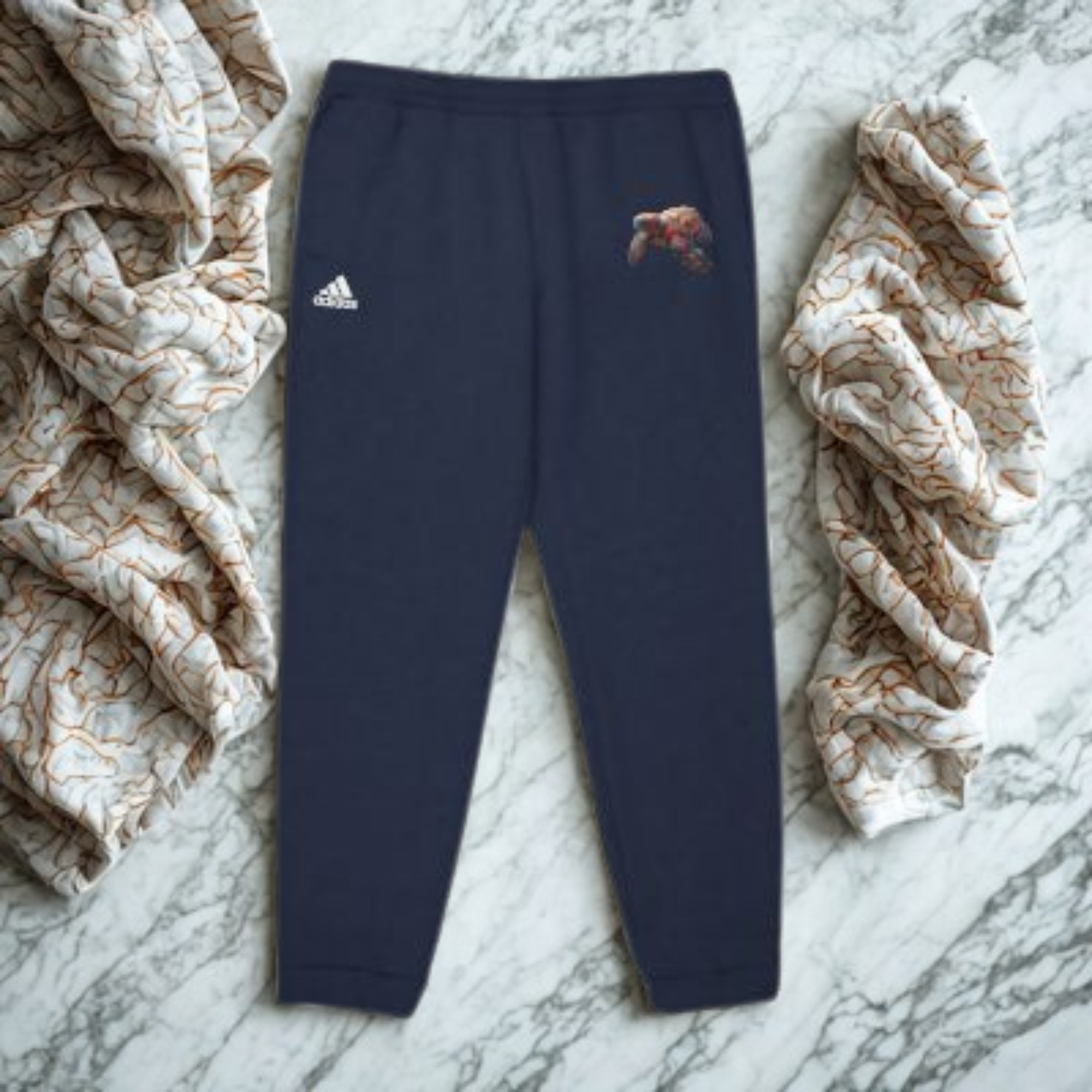 Adidas Sweatpants with Artistic turtle Design product thumbnail image